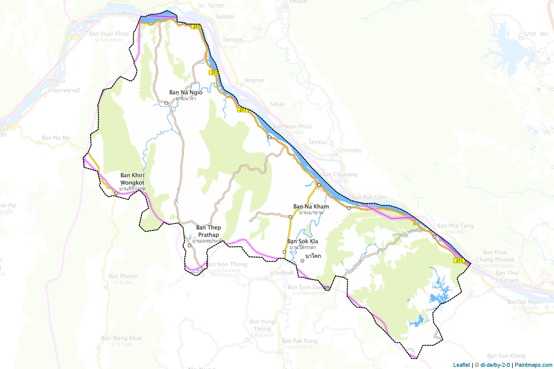 Sangkhom (Nong Khai) Map Cropping Samples-1