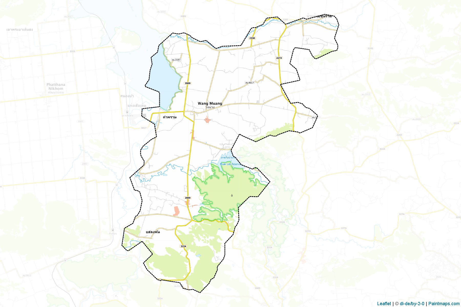 Wang Muang (Sara Buri) Map Cropping Samples-1