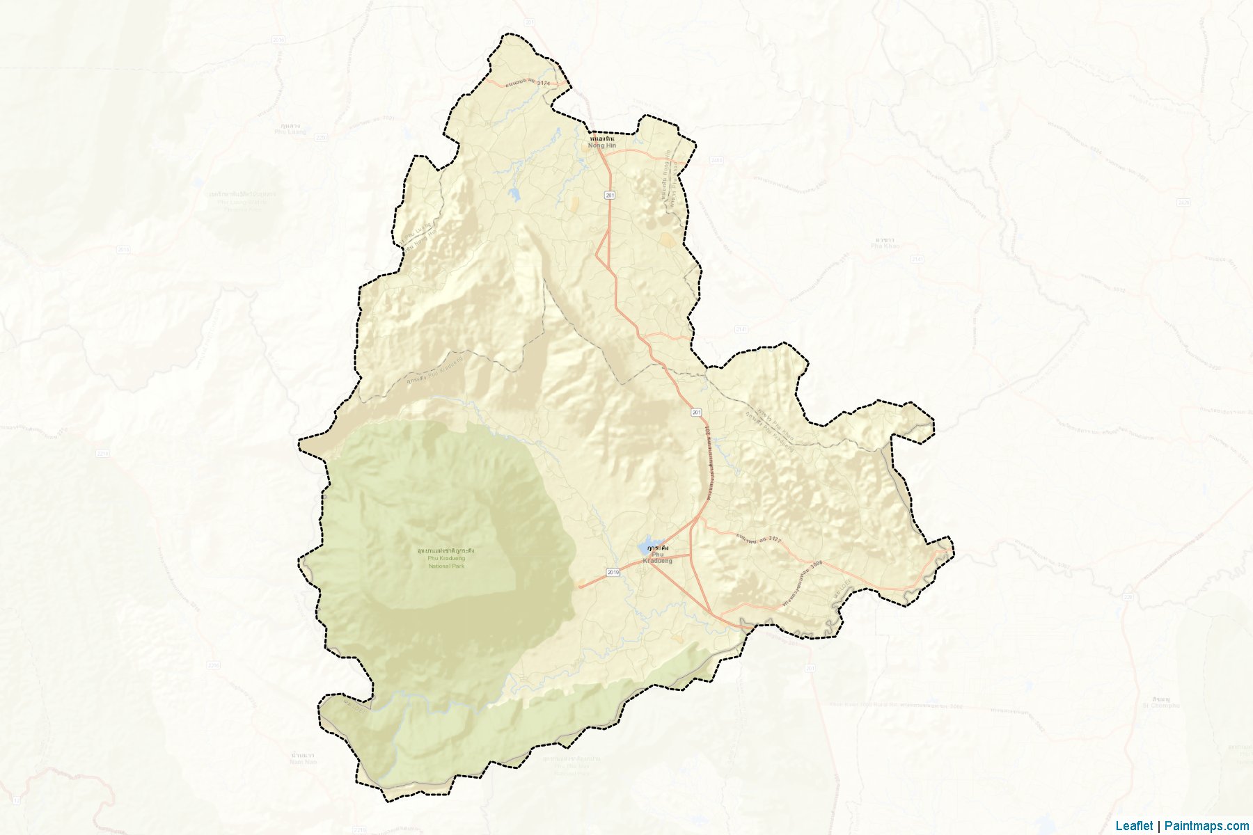 Phu Kradueng (Loei) Map Cropping Samples-2