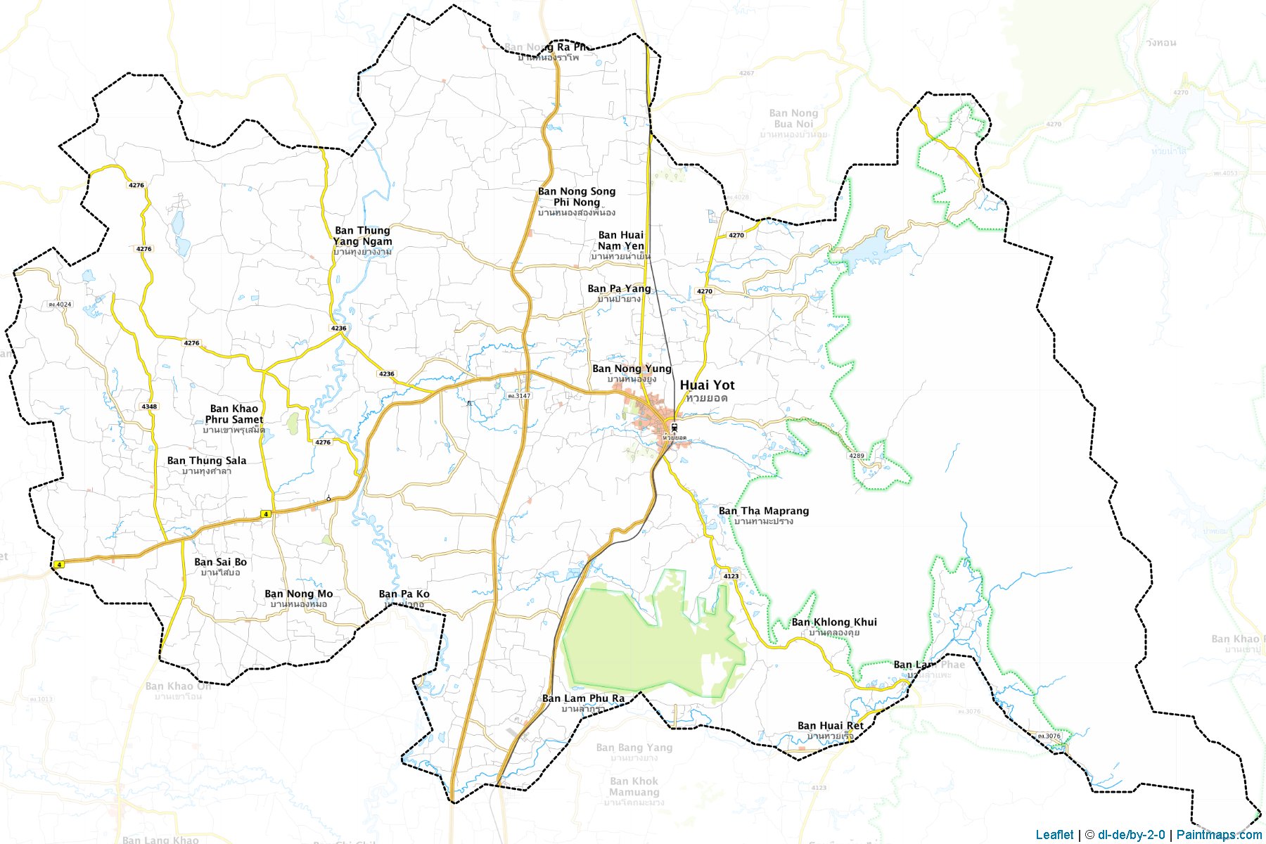 Huai Yot (Trang) Map Cropping Samples-1