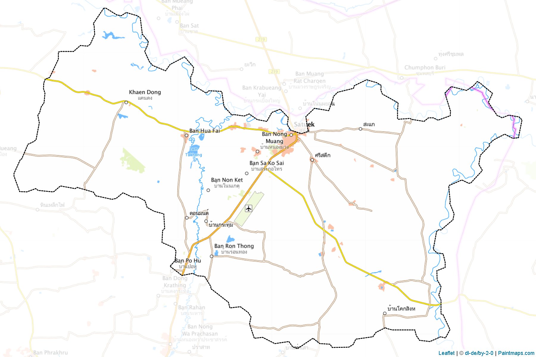 Muestras de recorte de mapas Satuk (Buriram)-1