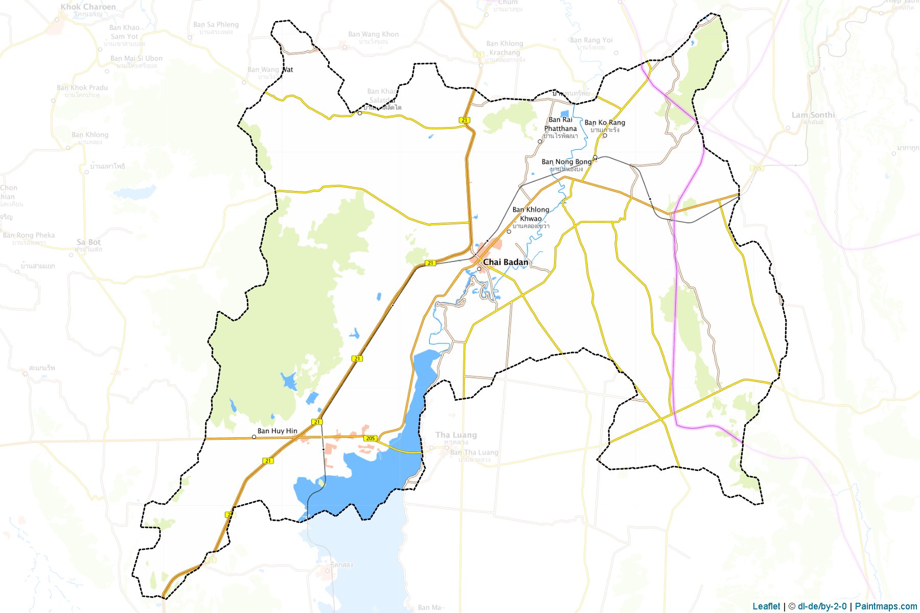 Chai Badan (Lopburi) Map Cropping Samples-1