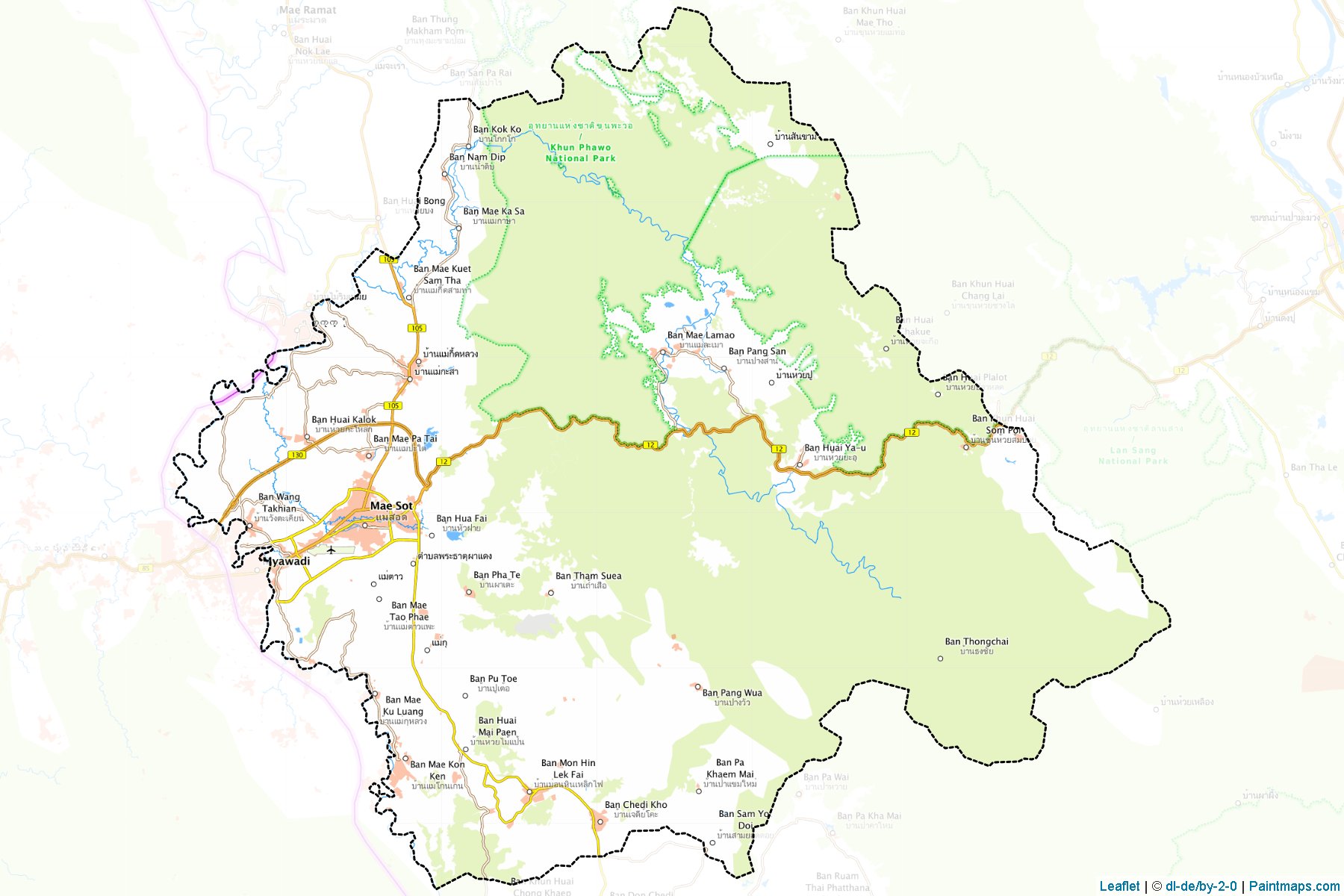 Mae Sot (Tak) Map Cropping Samples-1