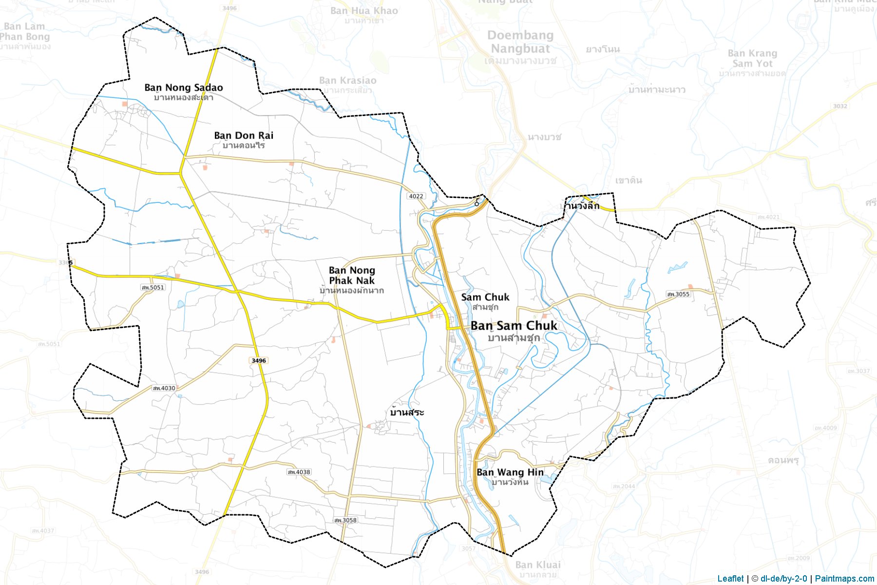 Sam Chuk (Suphan Buri) Map Cropping Samples-1