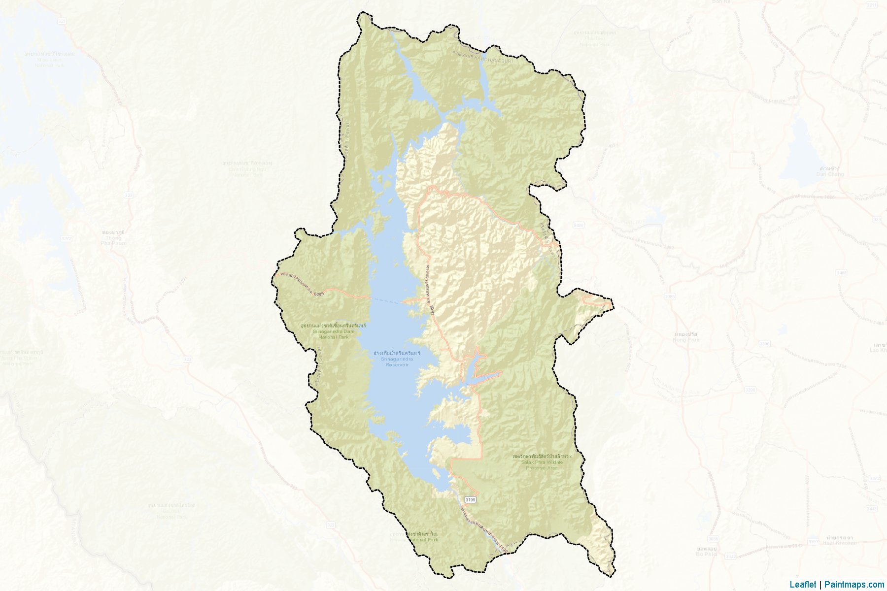 Si Sawat (Kanchanaburi) Map Cropping Samples-2