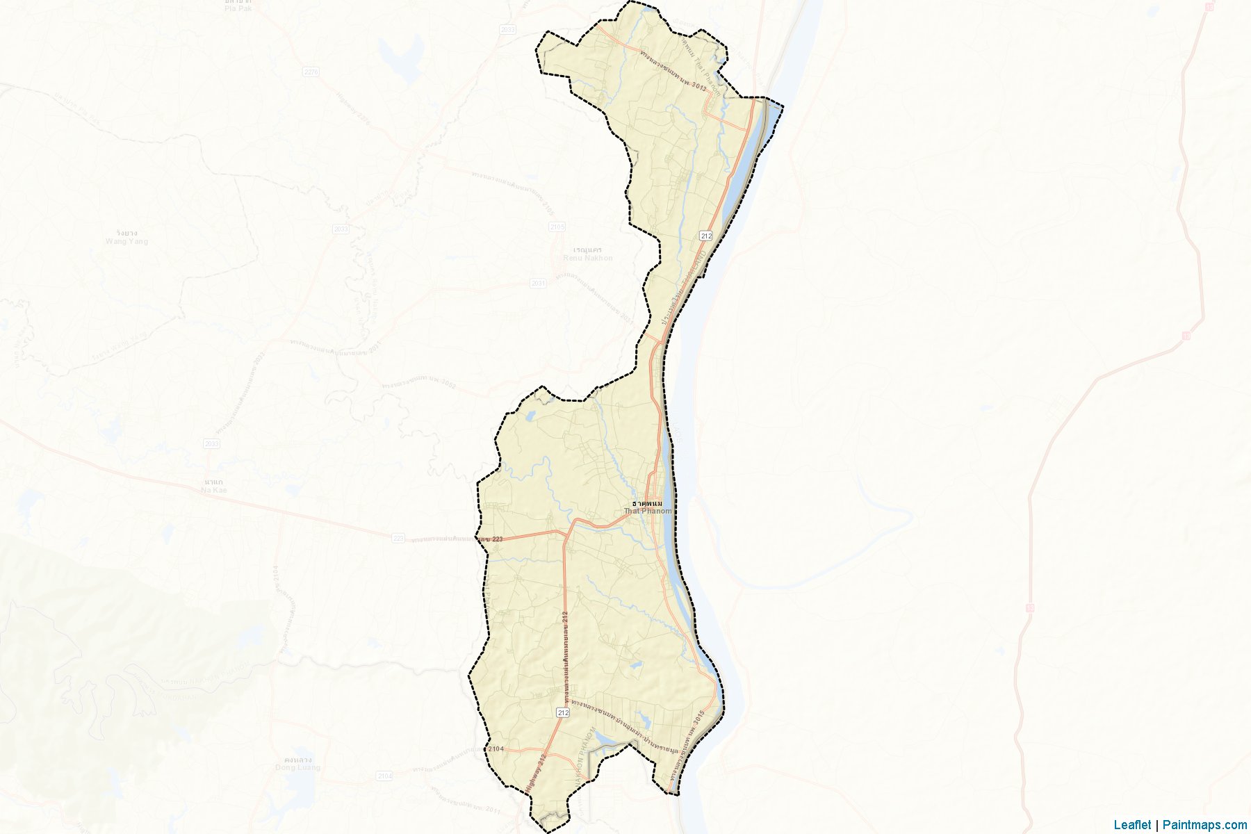 That Phanom (Nakhon Phanom) Map Cropping Samples-2