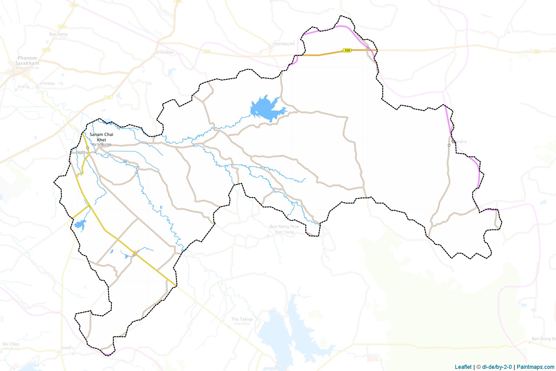 Sanam Chai Khet (Chachoengsao) Map Cropping Samples-1