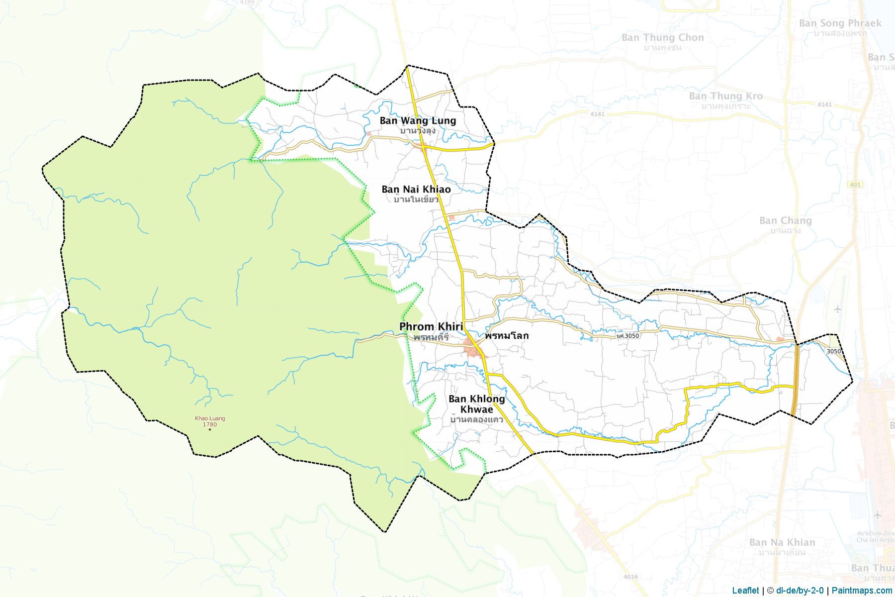 Phrom Khiri (Nakhon Si Thammarat) Map Cropping Samples-1