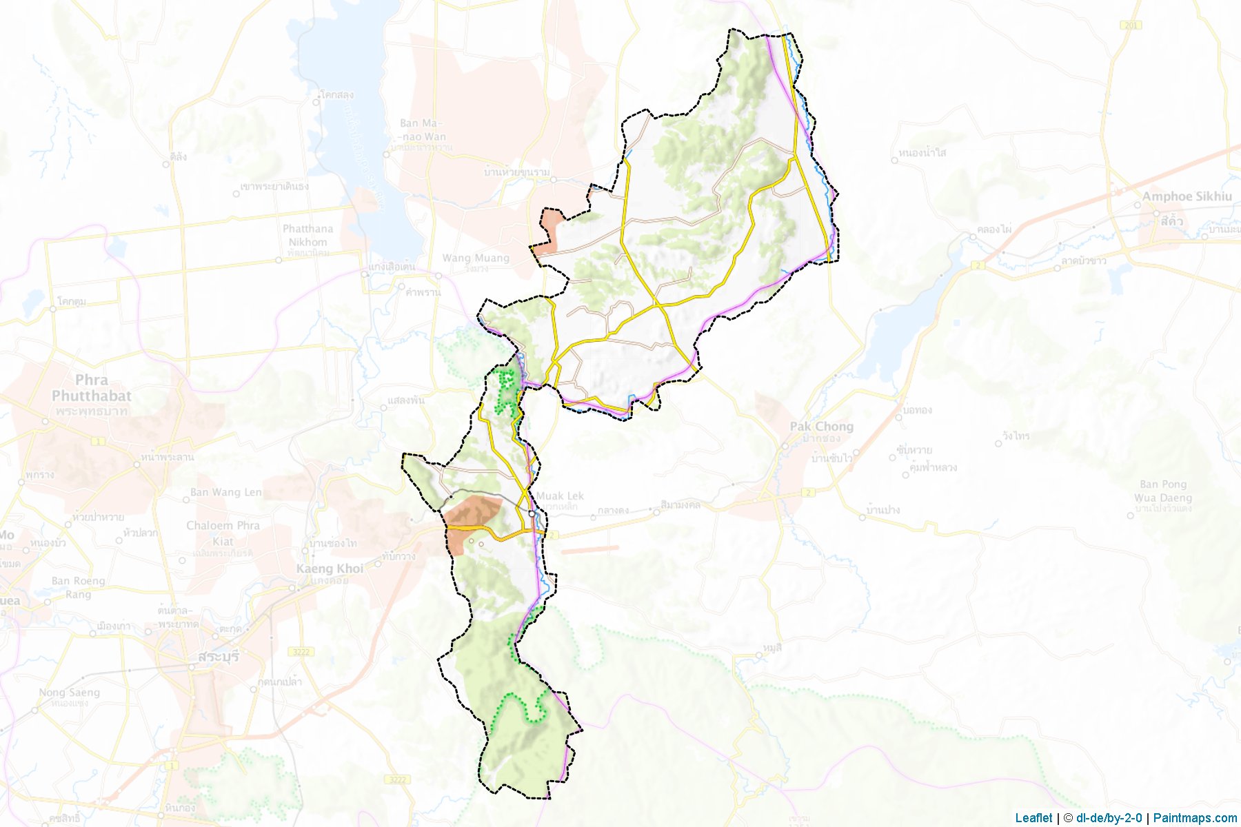 Muak Lek (Nakhon Ratchasima) Map Cropping Samples-1