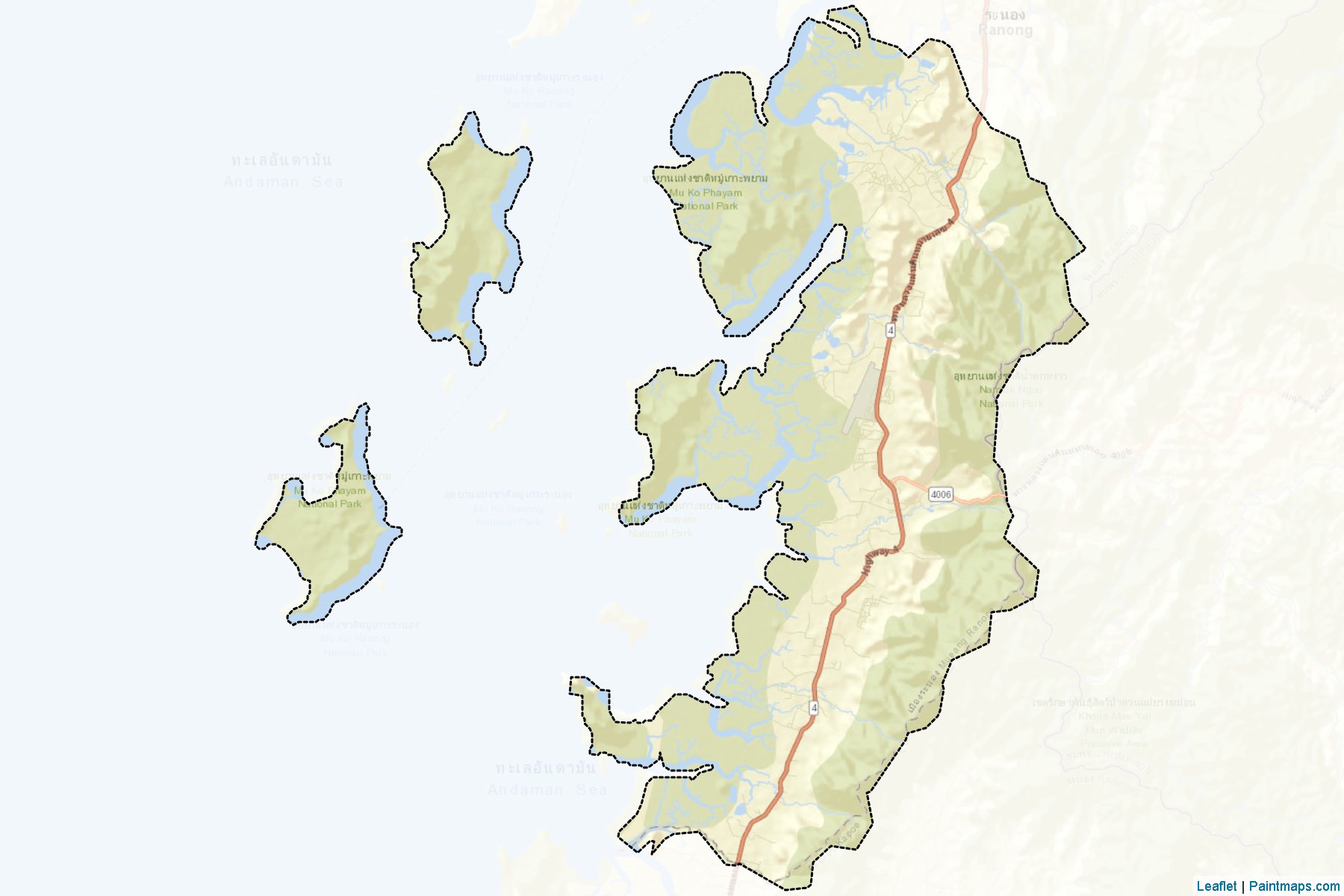 Suk Samran (Phang Nga) Map Cropping Samples-2