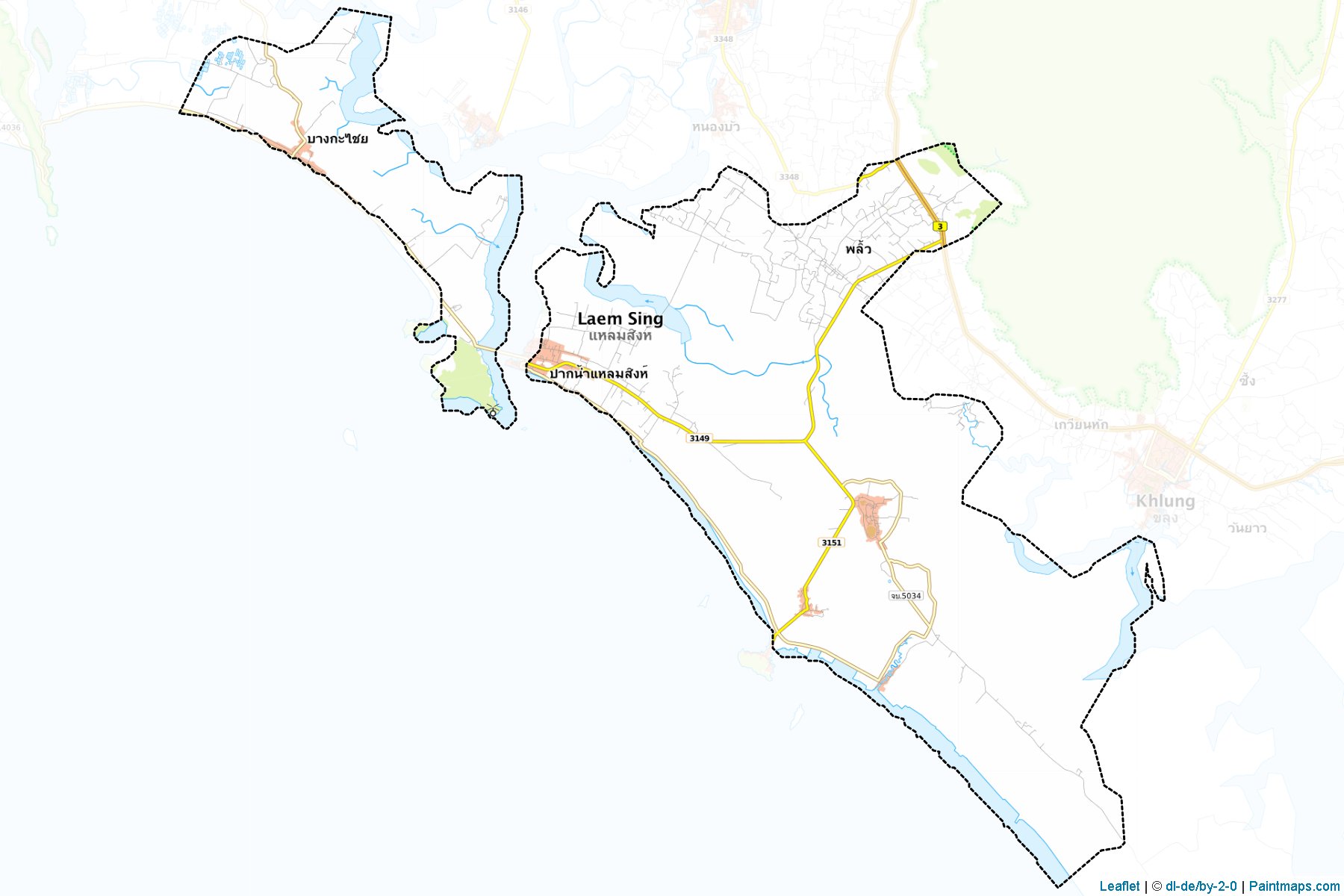 Laem Sing (Chanthaburi) Map Cropping Samples-1