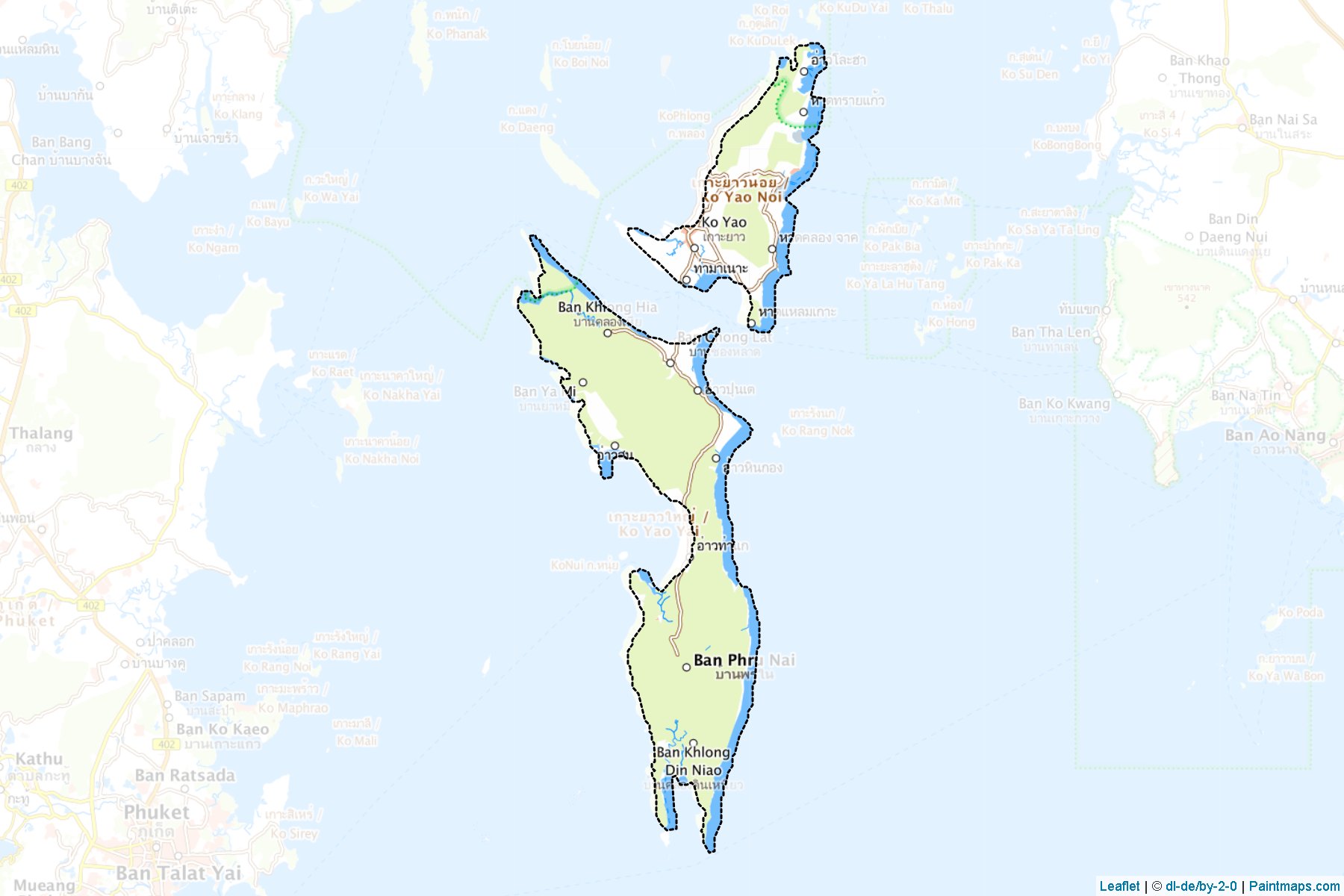 Ko Yao (Phang Nga) Map Cropping Samples-1