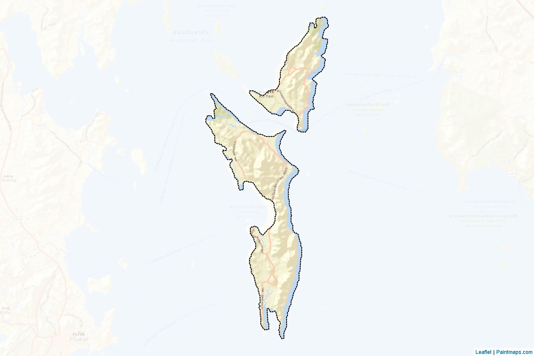 Ko Yao (Phang Nga) Map Cropping Samples-2