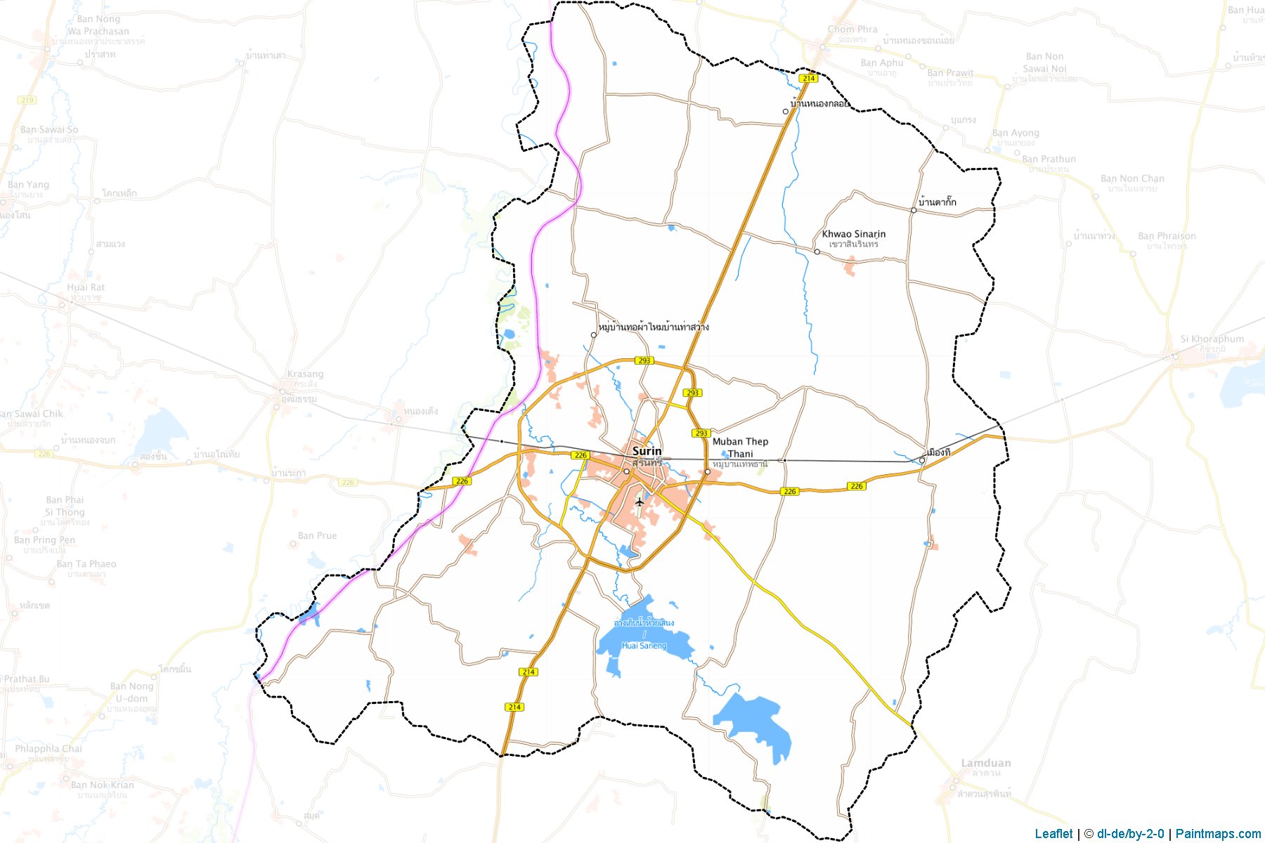 Surin (Roi Et) Map Cropping Samples-1