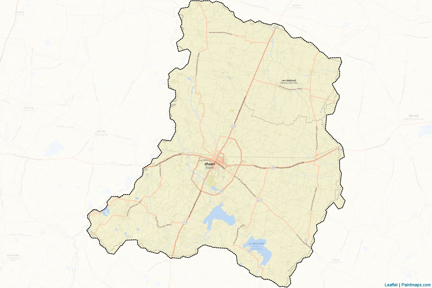 Surin (Roi Et) Map Cropping Samples-2