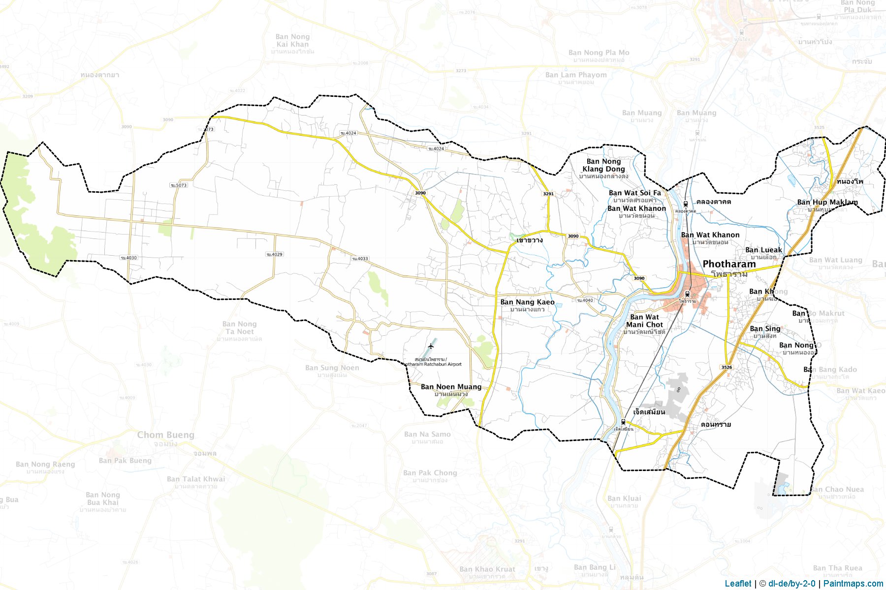 Photharam (Ratchaburi) Map Cropping Samples-1