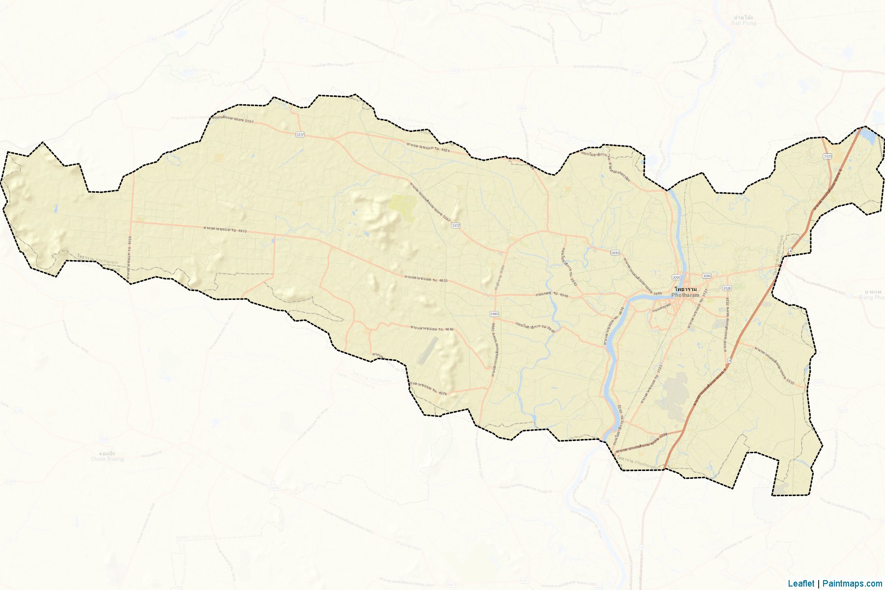 Photharam (Ratchaburi) Map Cropping Samples-2