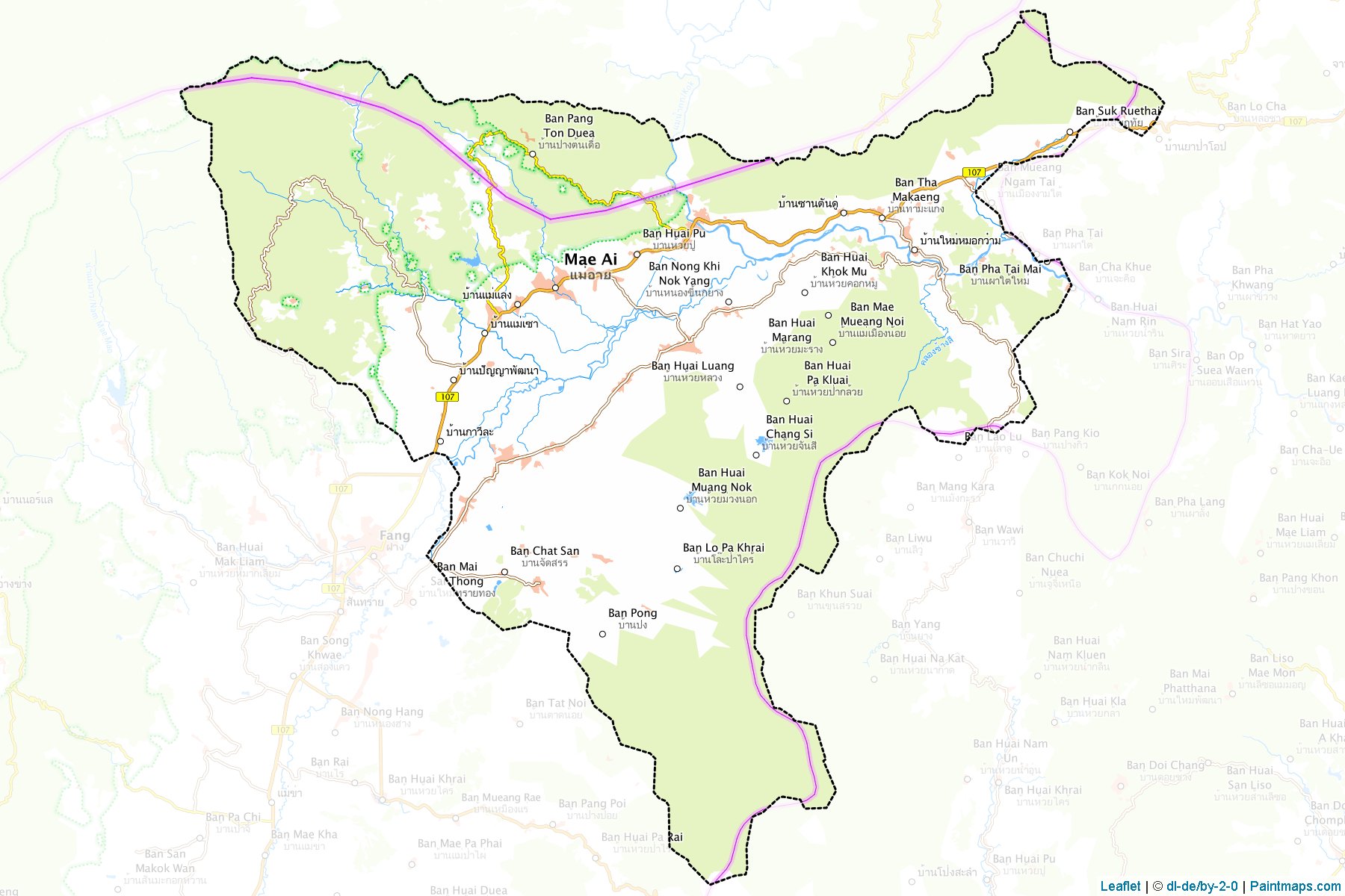 Mae Ai (Chiang Mai) Map Cropping Samples-1