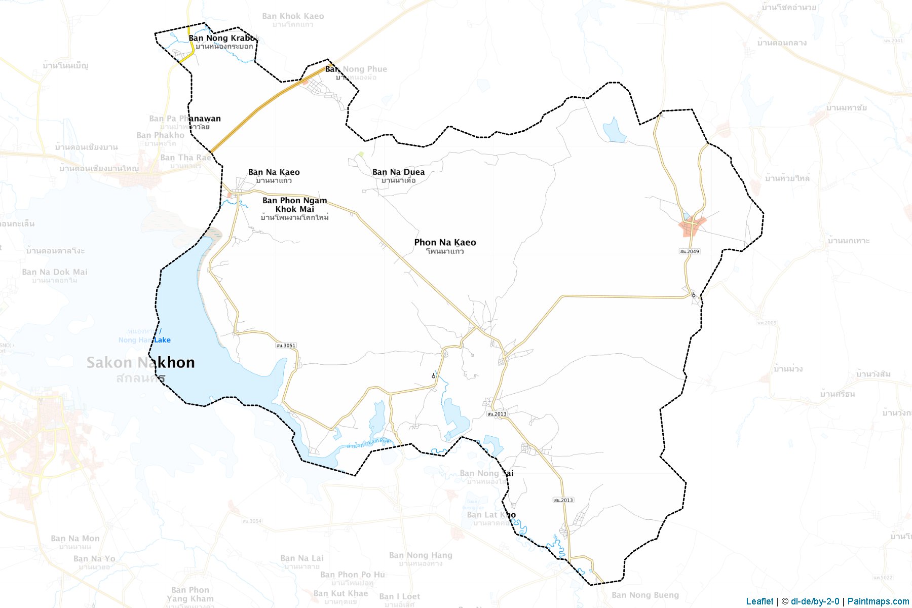 Phon Na Kaeo (Sakon Nakhon) Map Cropping Samples-1