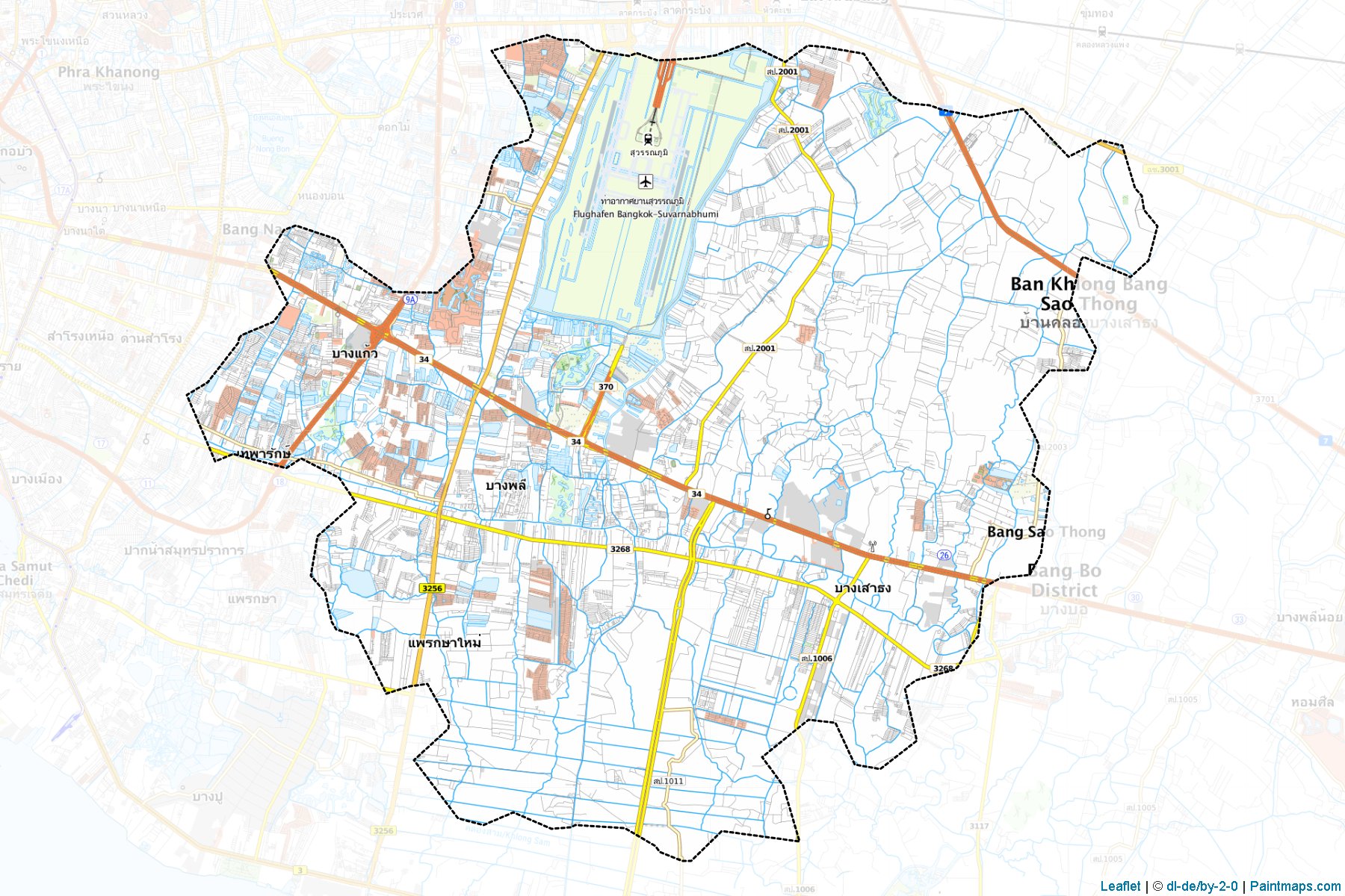 Bang Phli (Samut Prakan) Map Cropping Samples-1