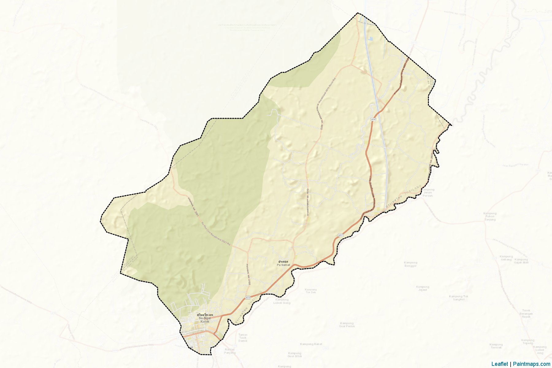 Su-ngai Kolok (Narathiwat) Map Cropping Samples-2