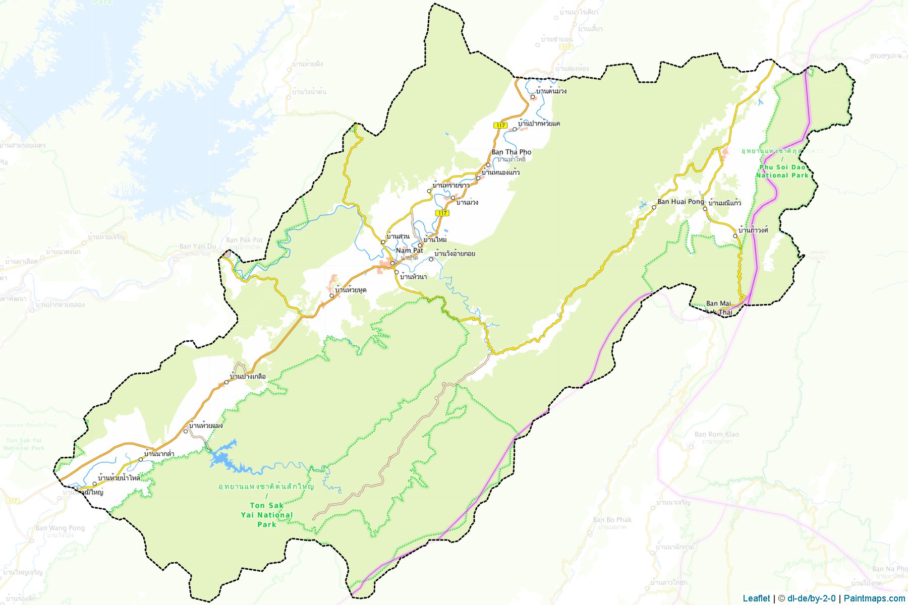 Nam Pat (Uttaradit) Map Cropping Samples-1