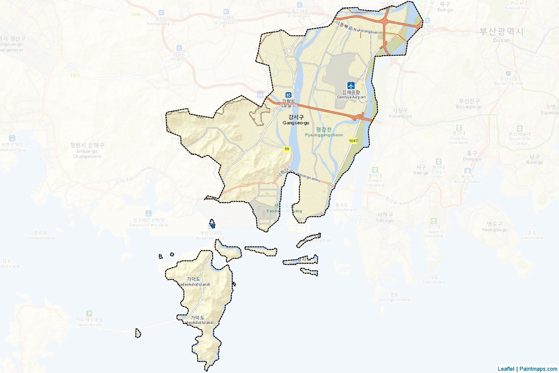 Gangseo (Busan) Map Cropping Samples-2