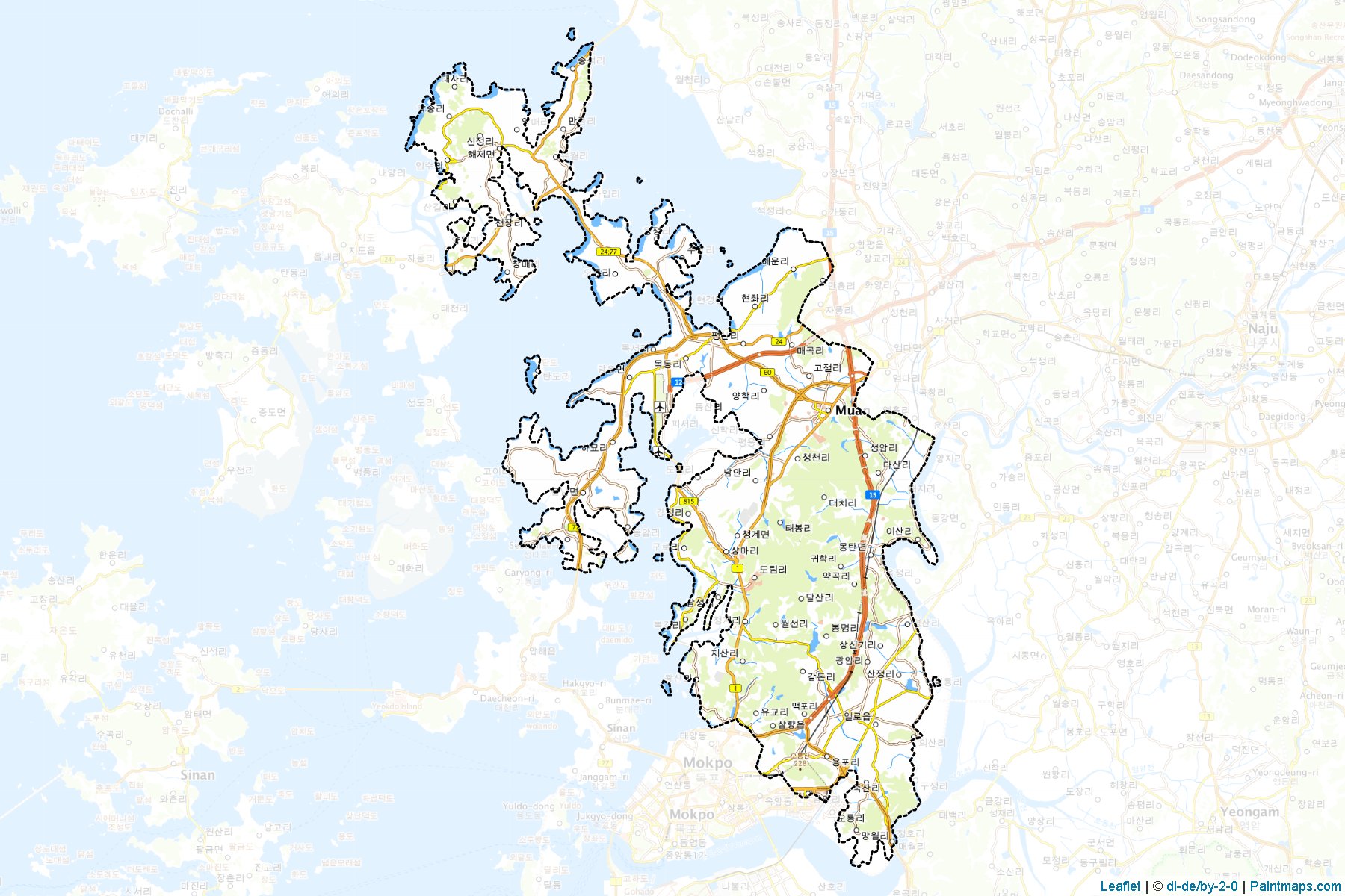 Muan (Jeollanam-Do) Map Cropping Samples-1