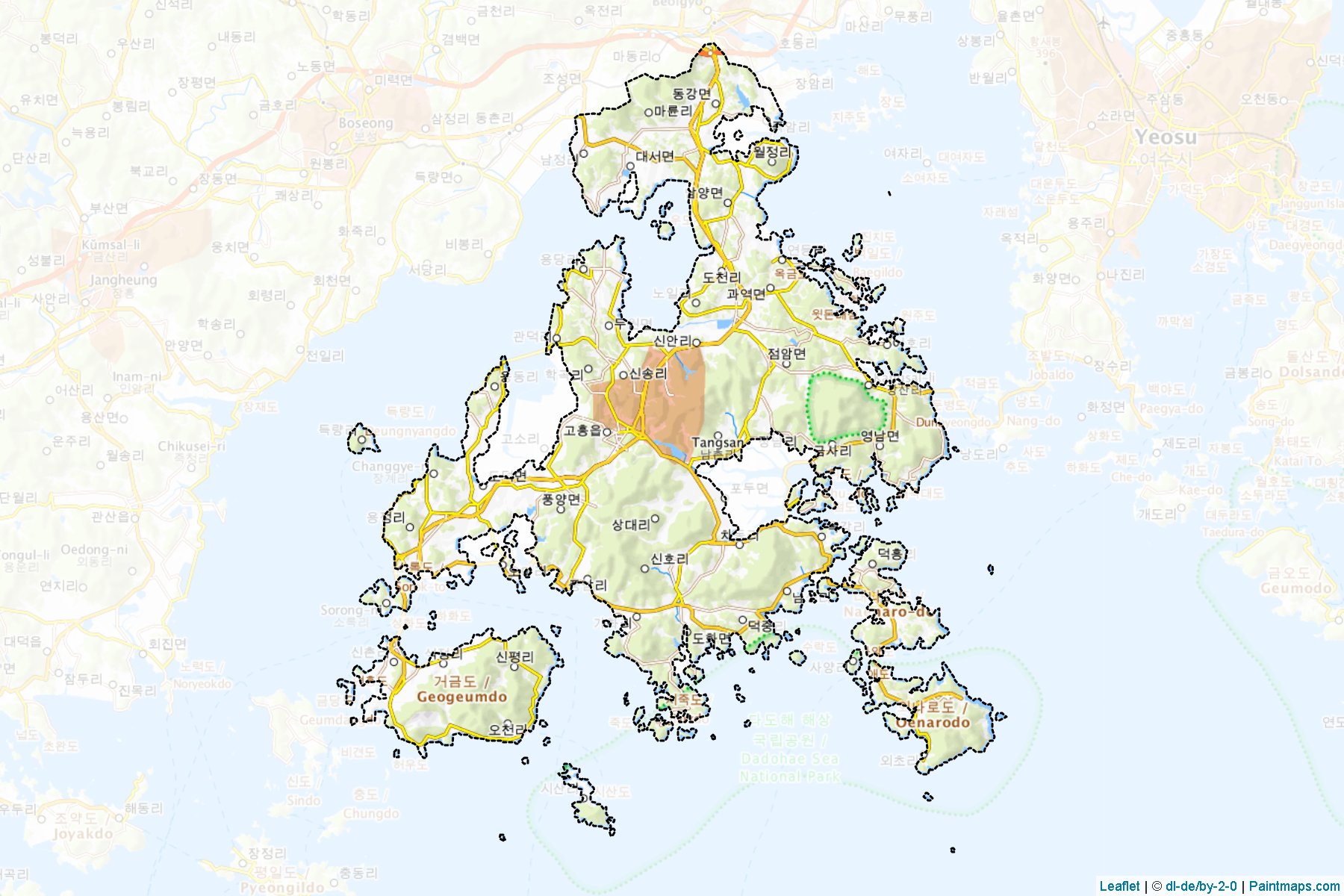 Goheung (Güney Jeolla) Haritası Örnekleri-1