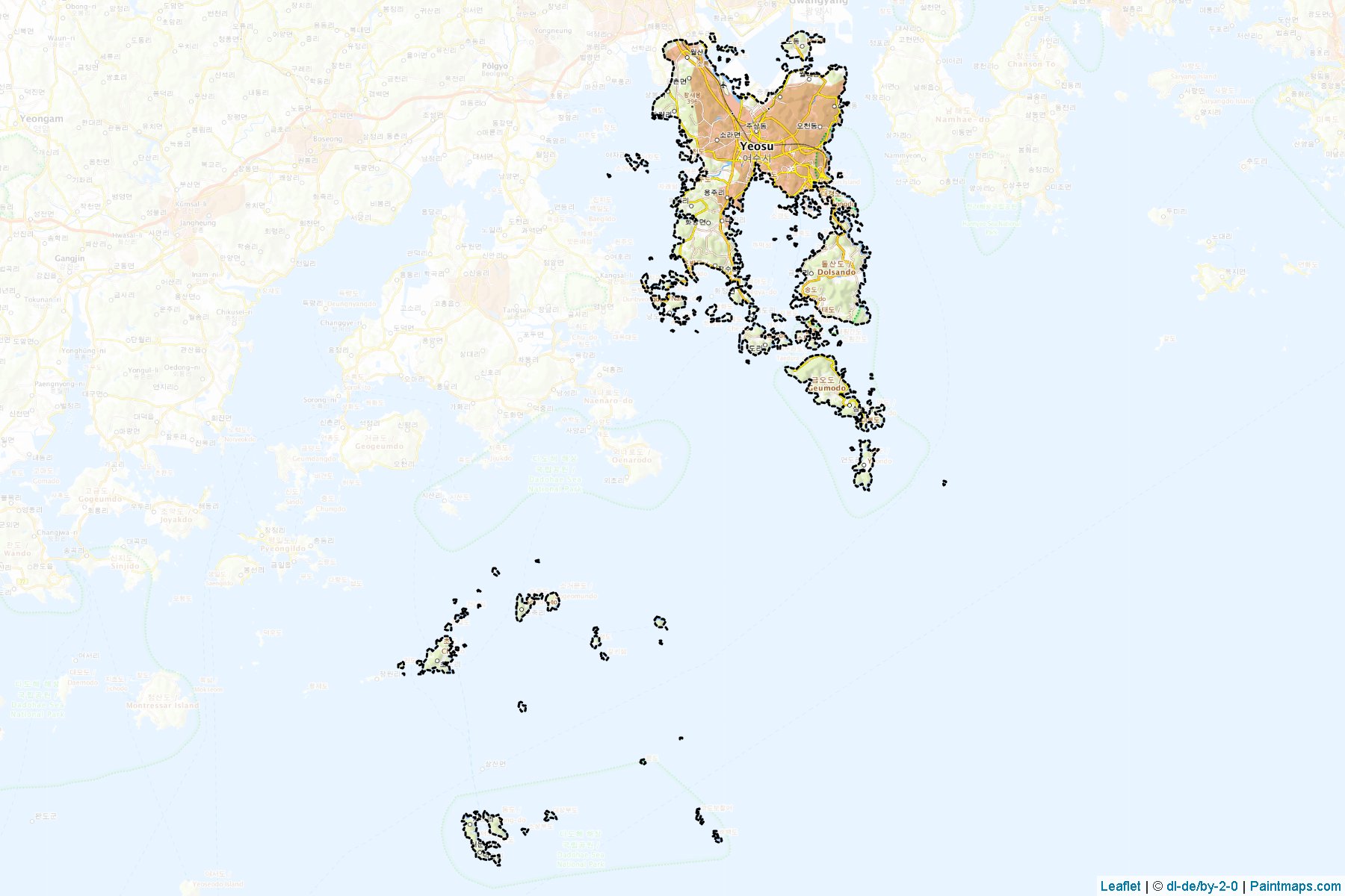 Yeosu (Jeollanam-Do) Map Cropping Samples-1