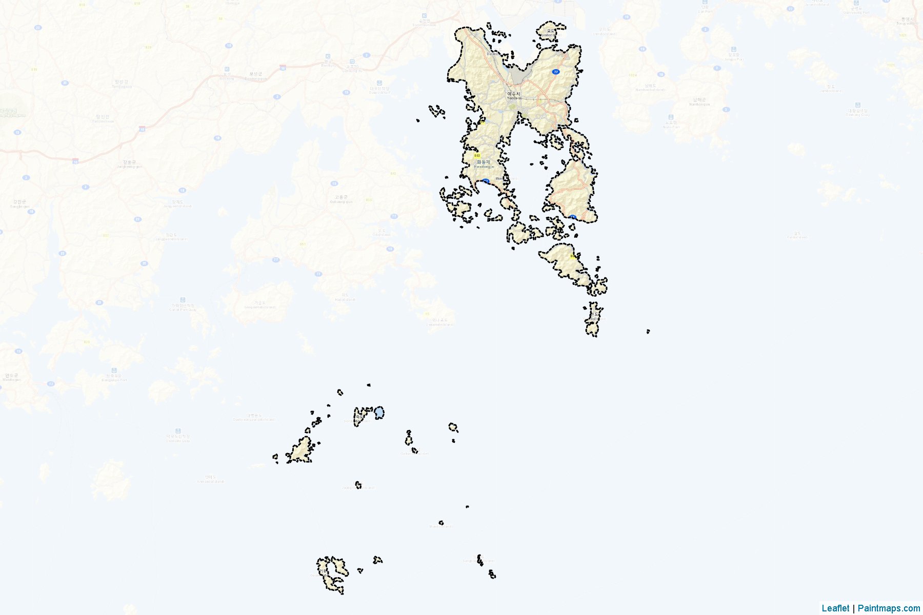 Yeosu (Jeollanam-Do) Map Cropping Samples-2