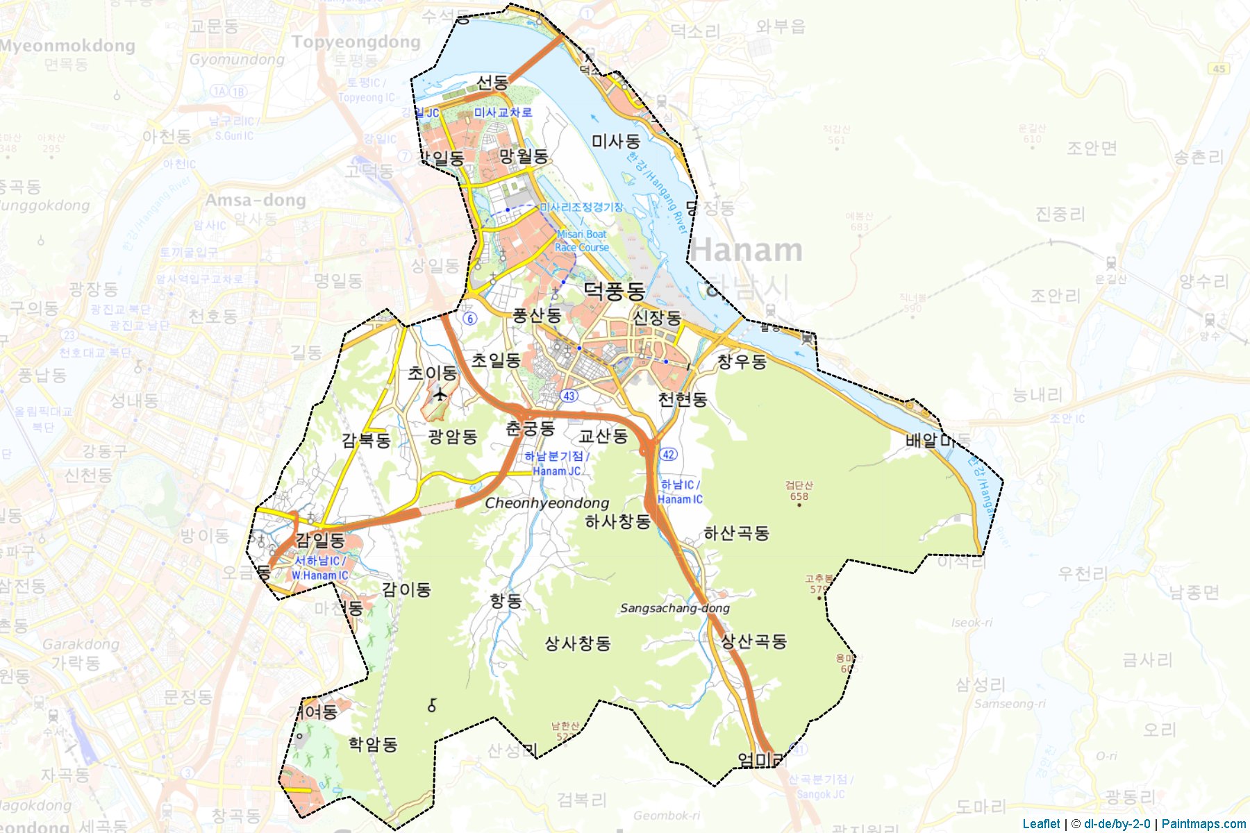 Hanam (Kyeongki-Do) Map Cropping Samples-1