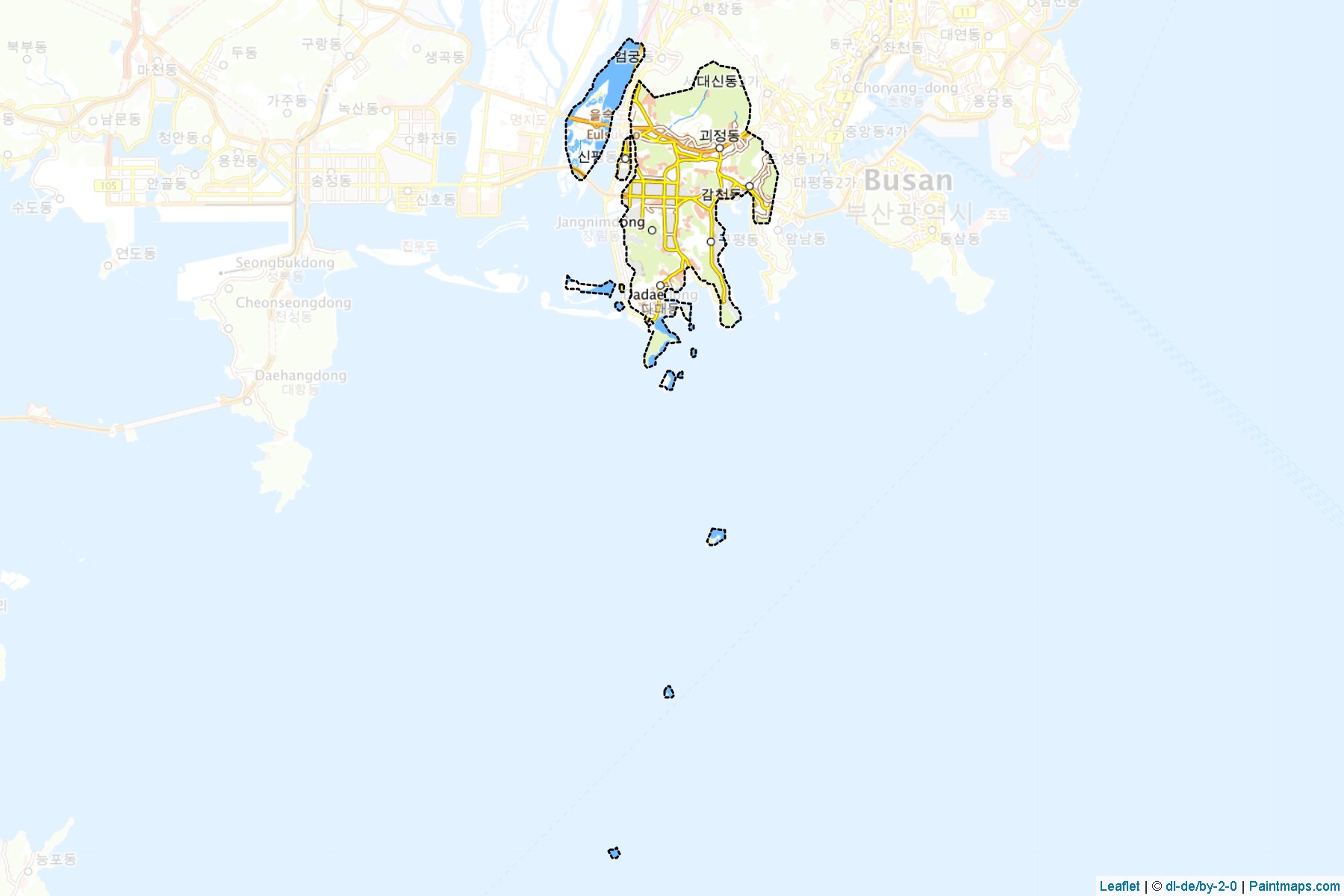 Saha (Busan) Map Cropping Samples-1