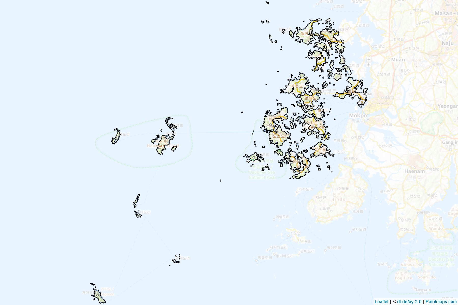 Sinan (Jeollanam-Do) Map Cropping Samples-1