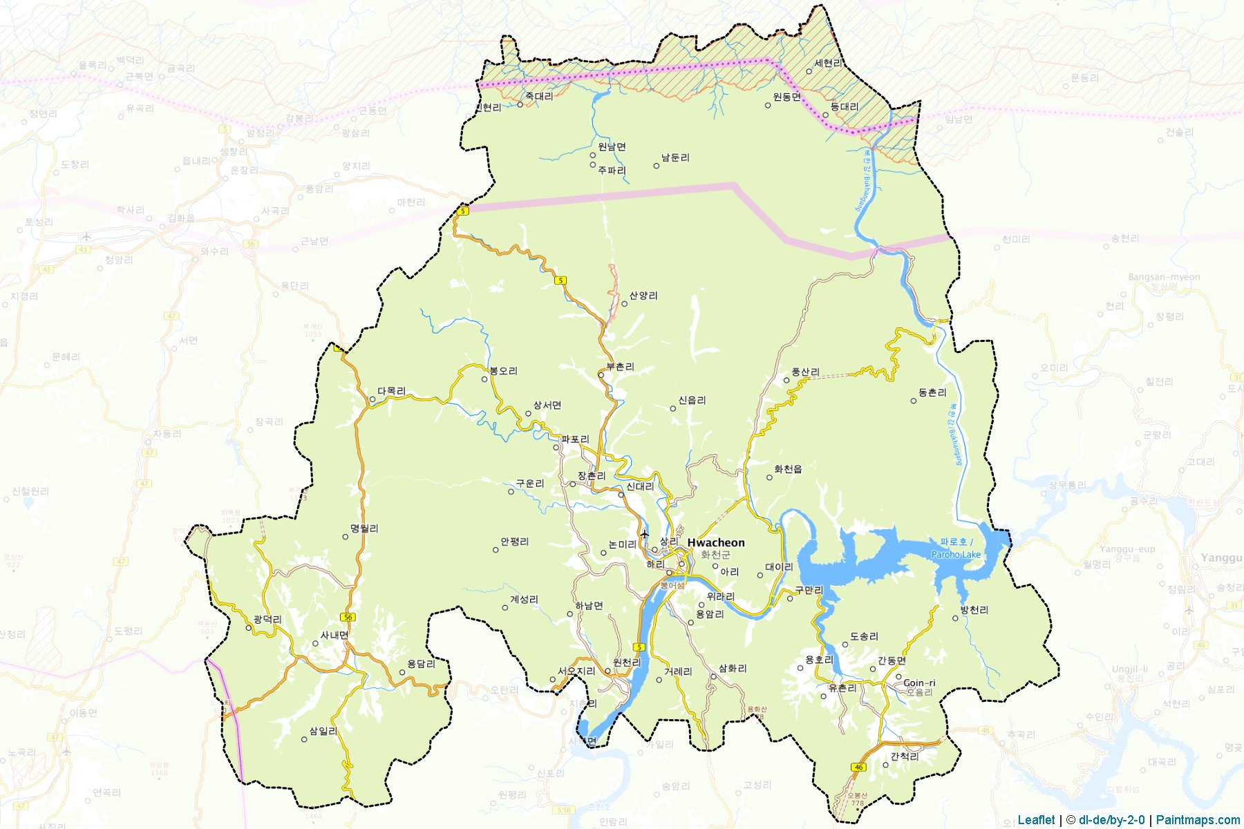 Hwacheon (Kangwon-Do) Map Cropping Samples-1