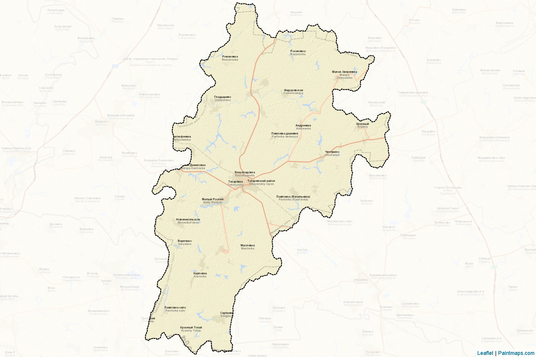 Tokarevskiy (Tambov) Map Cropping Samples-2