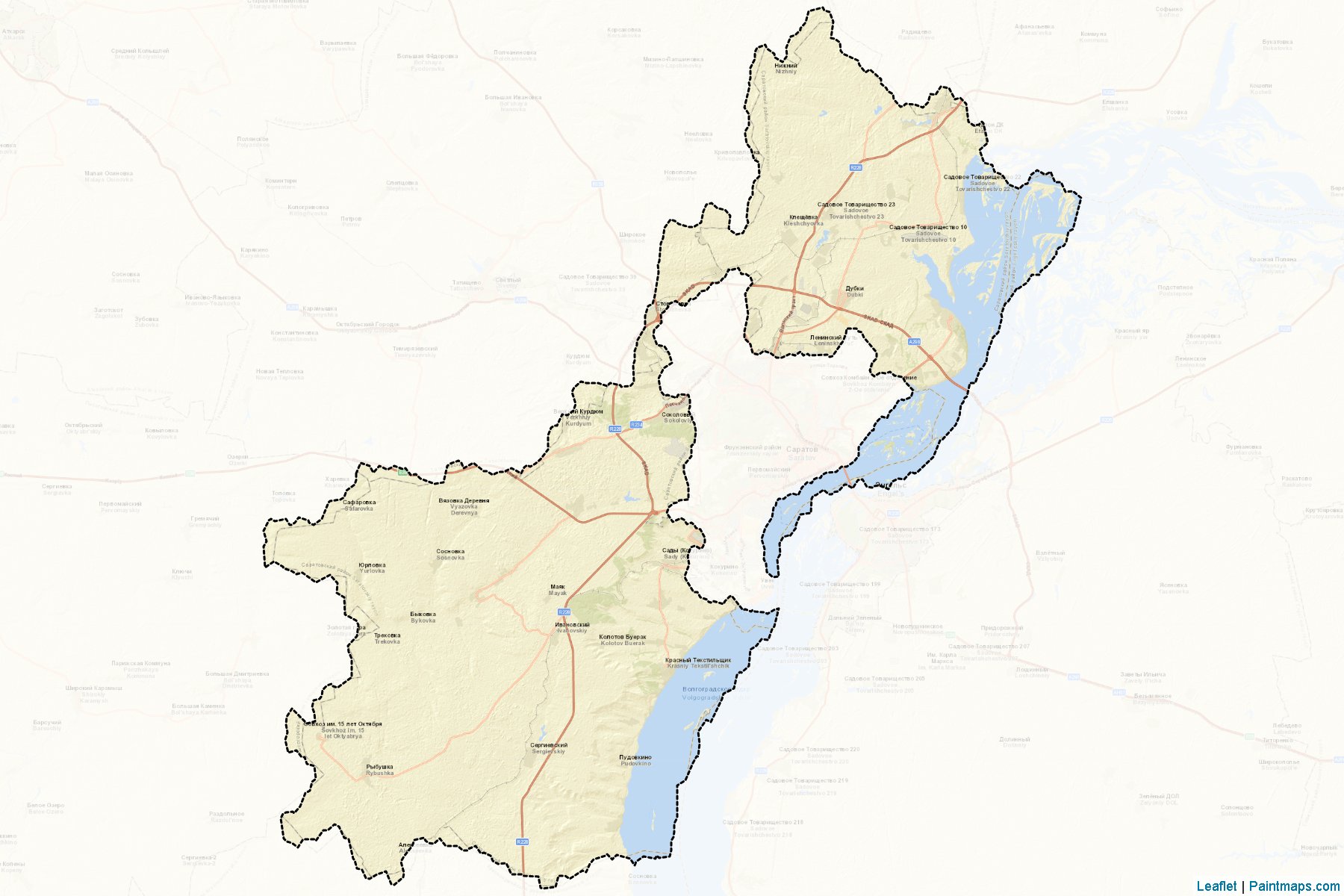 Saratovskiy (Saratov) Map Cropping Samples-2