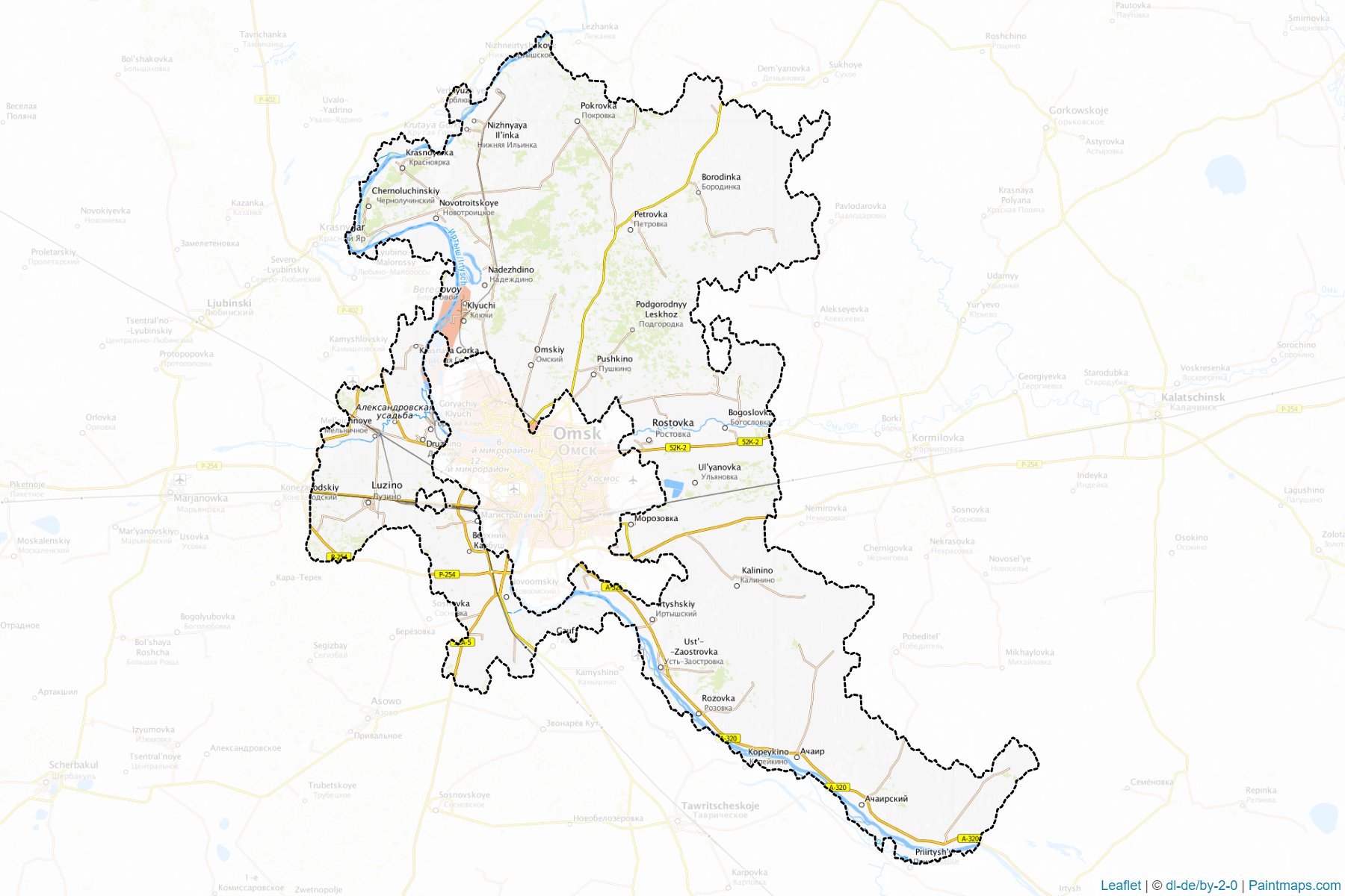 Omskiy (Omsk) Map Cropping Samples-1