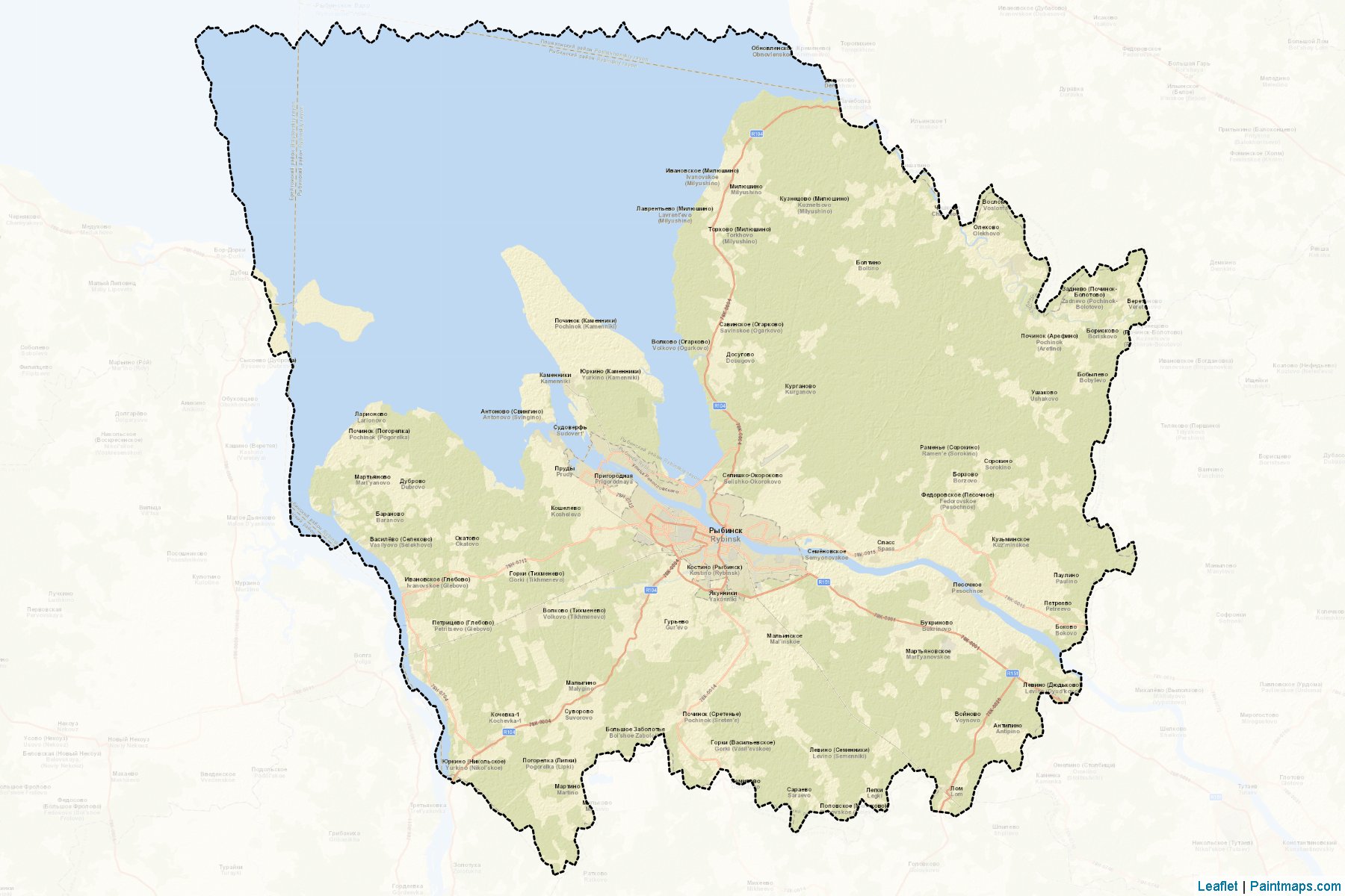 Rybinskiy (Yaroslavl) Map Cropping Samples-2