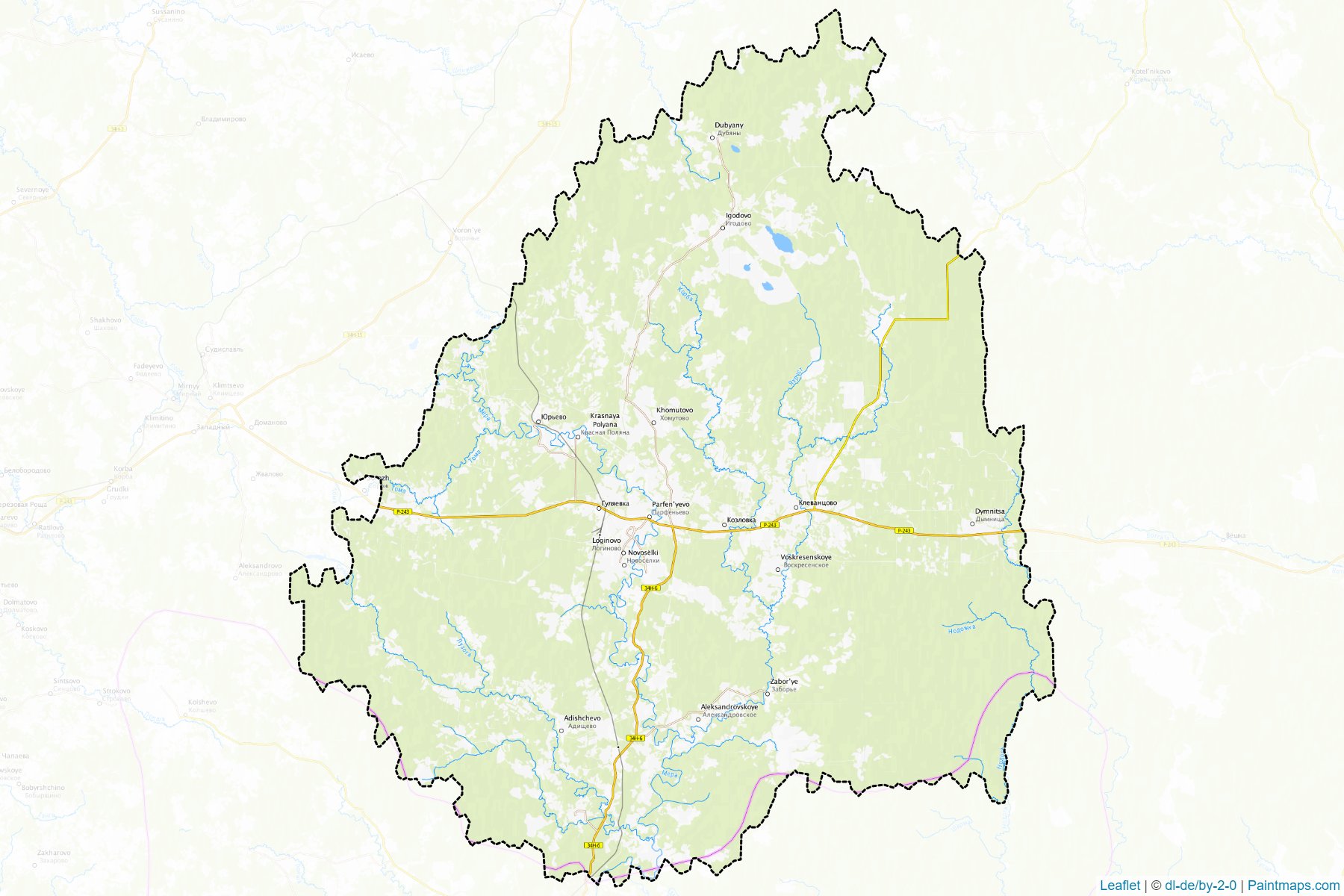 Ostrovskiy (Kostroma) Map Cropping Samples-1