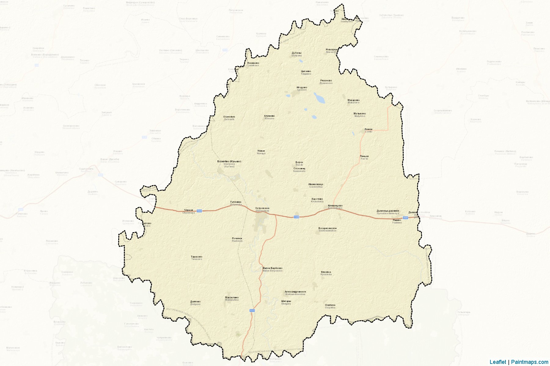 Ostrovskiy (Kostroma) Map Cropping Samples-2