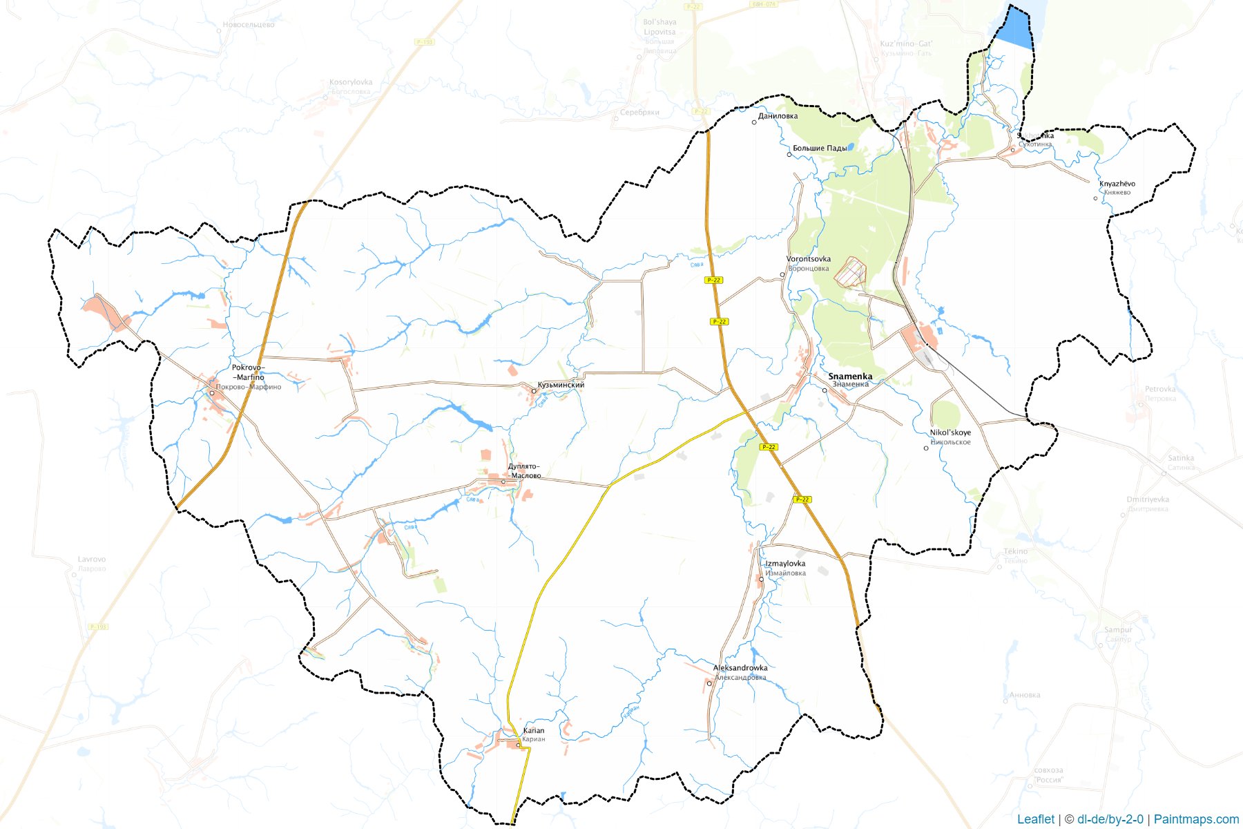 Znamenskiy (Tambov) Map Cropping Samples-1