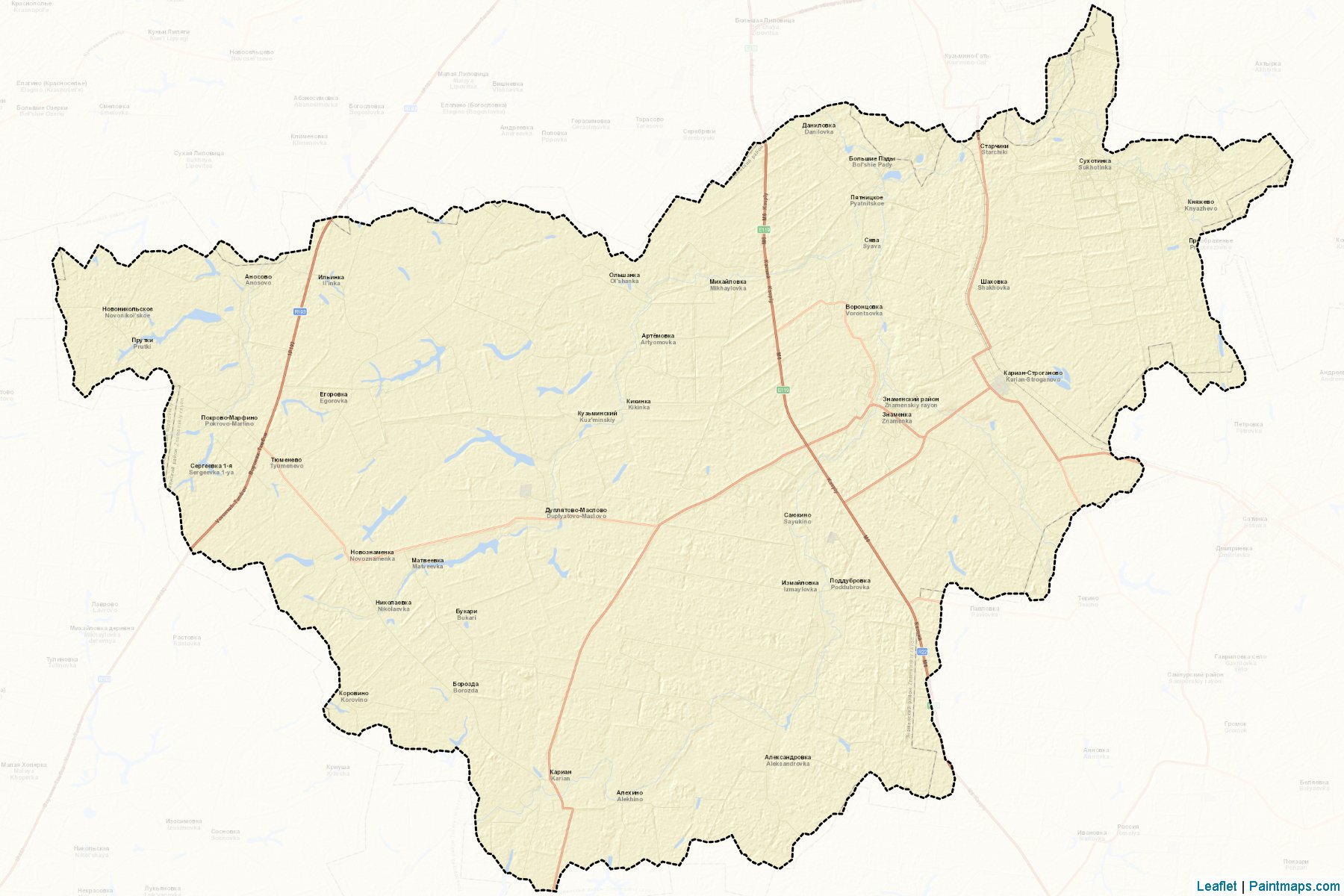 Znamenskiy (Tambov) Map Cropping Samples-2