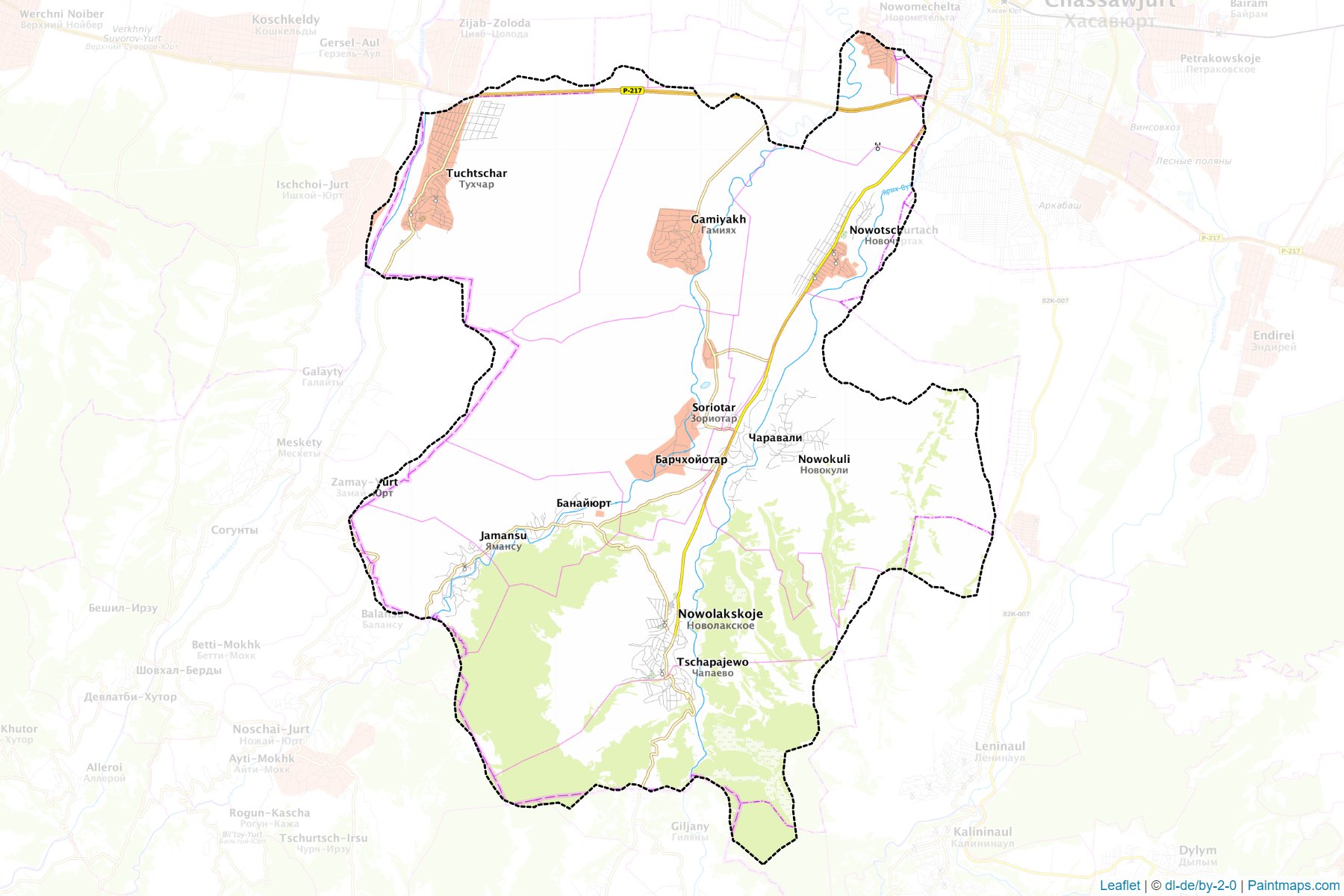 Novolakskiy (Dagestan) Map Cropping Samples-1