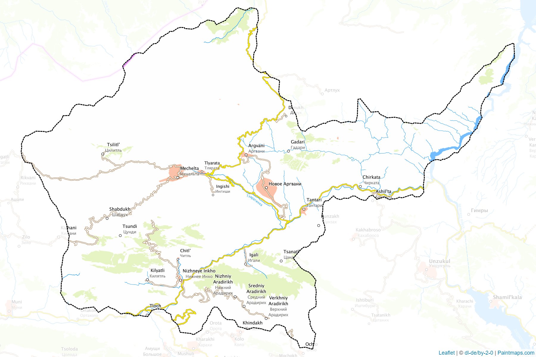 Gumbetovskiy (Dagestan) Map Cropping Samples-1