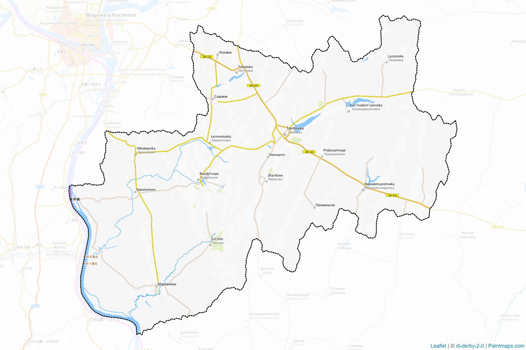 Tambovskiy (Amur) Map Cropping Samples-1