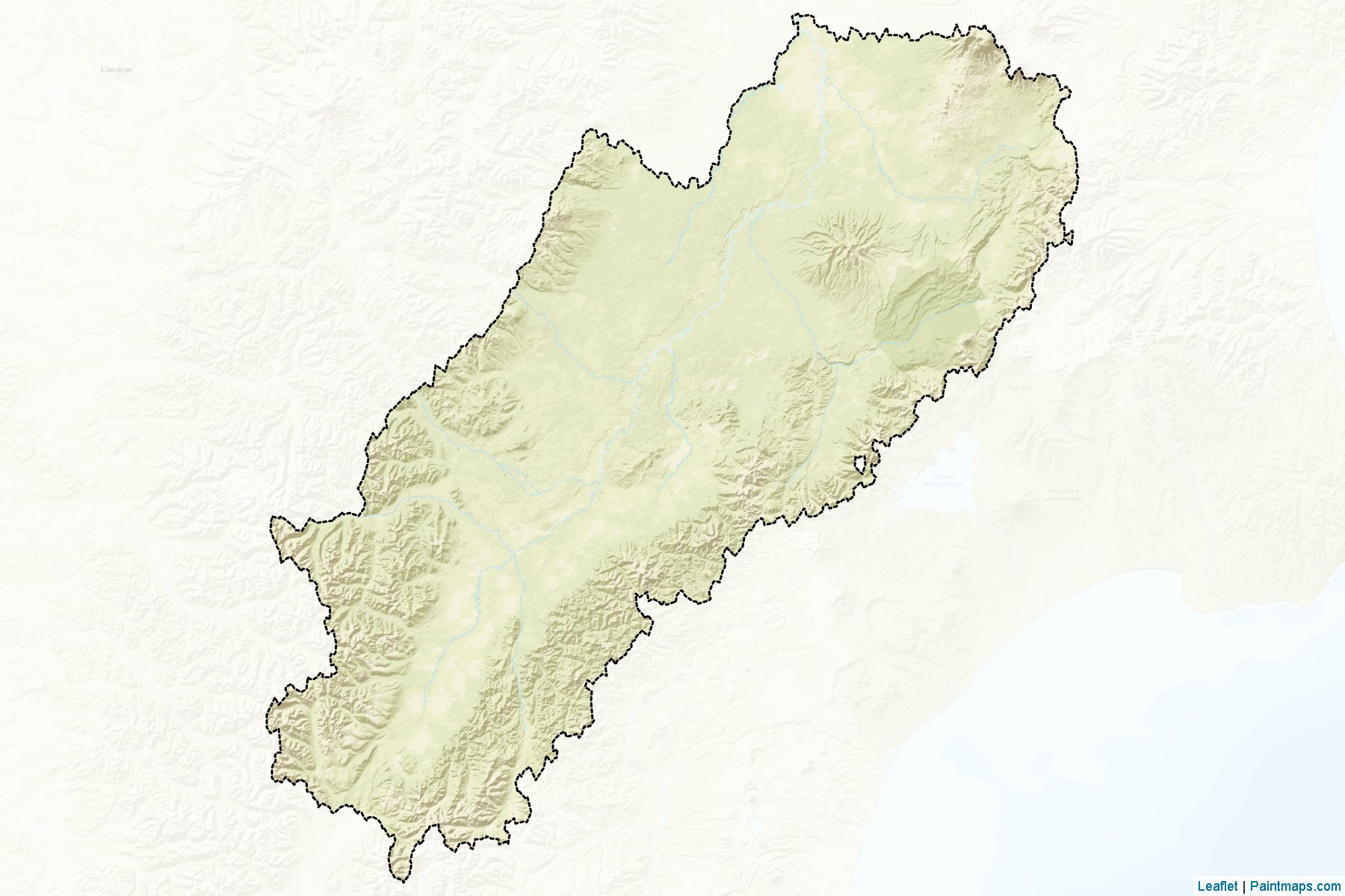 Mil'kovskiy (Kamchatka) Map Cropping Samples-2