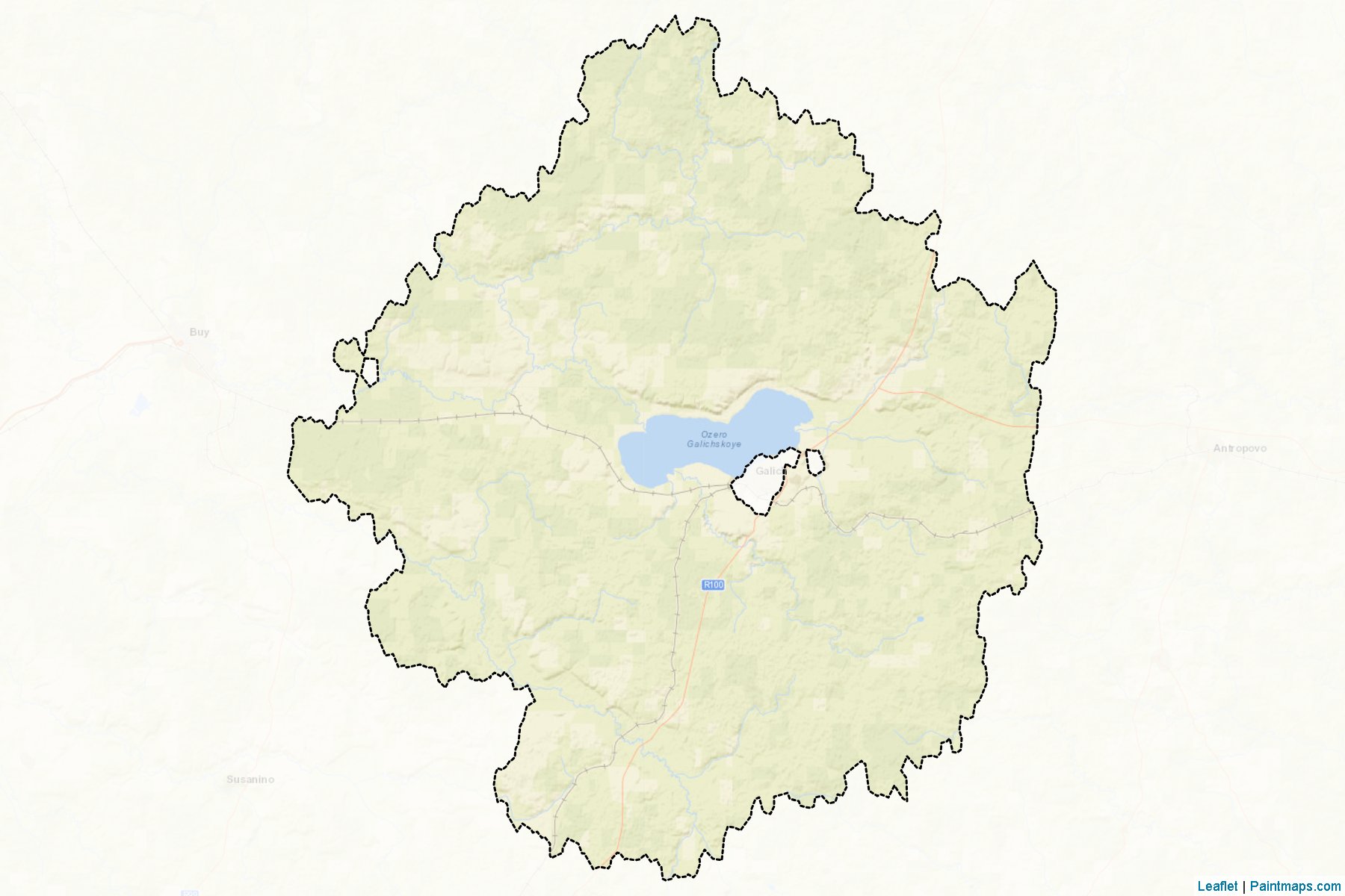 Muestras de recorte de mapas Galichskiy (Kostroma)-2