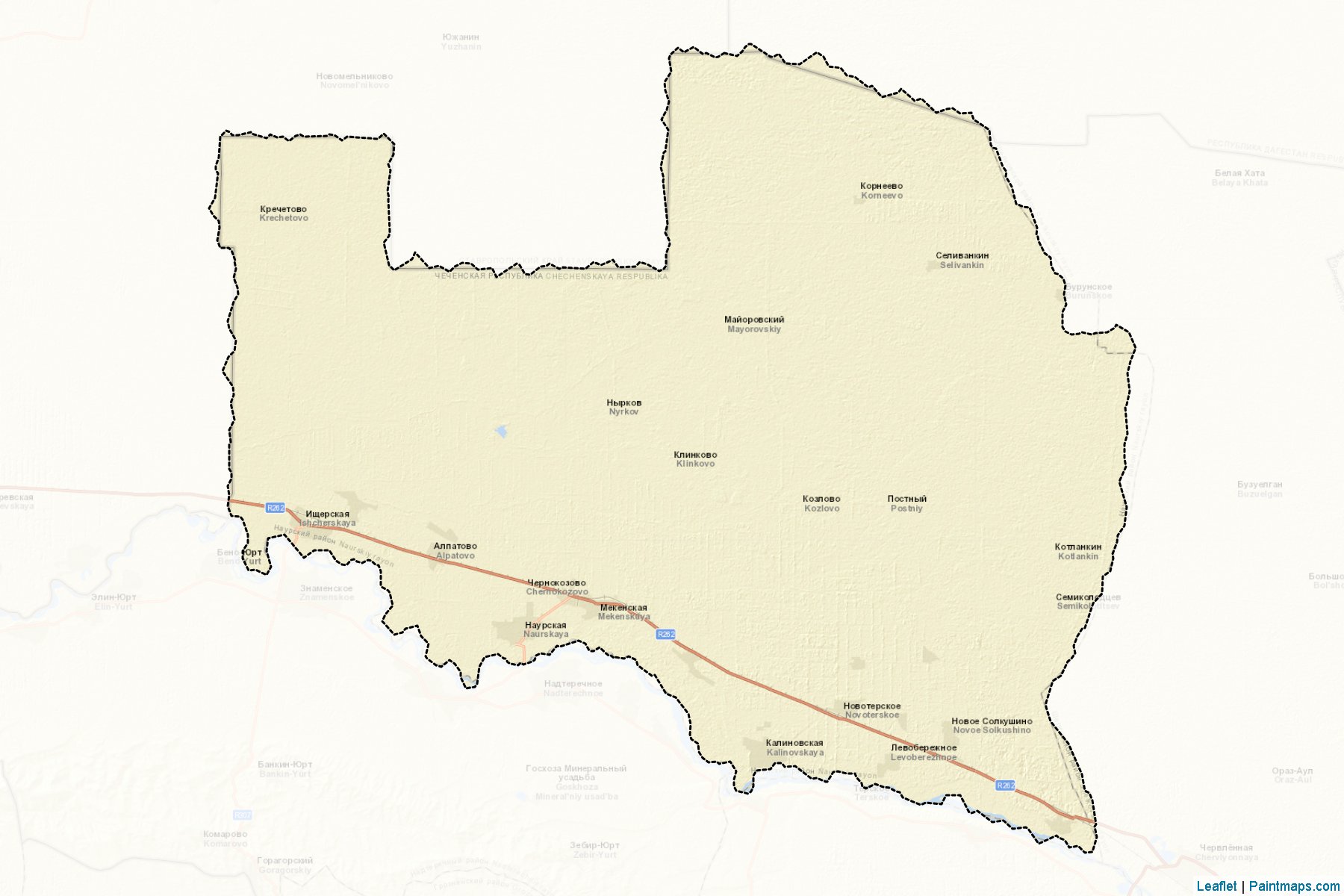 Naurskiy (Chechnya) Map Cropping Samples-2