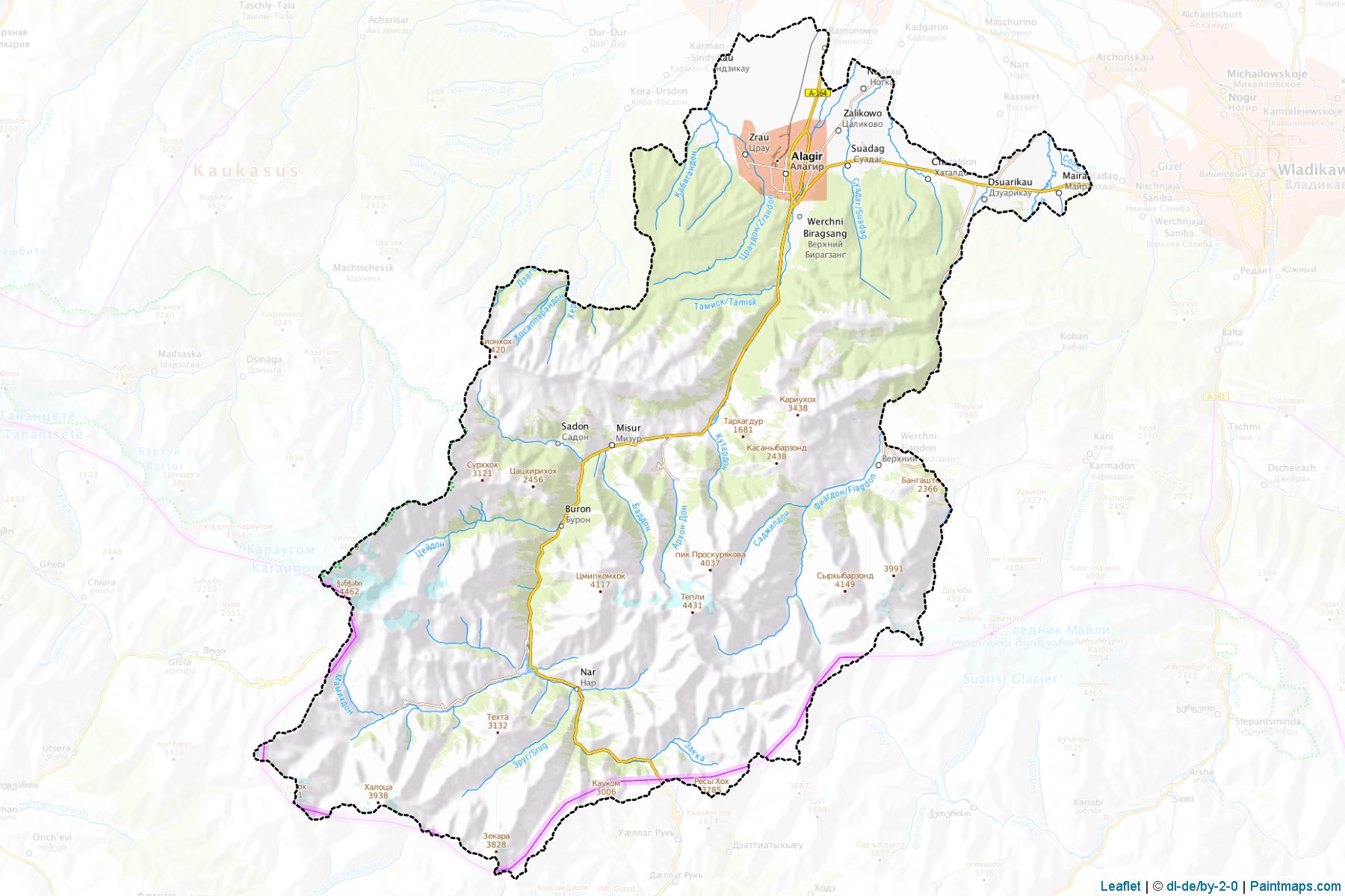 Alagirskiy (North Ossetia-Alania) Map Cropping Samples-1